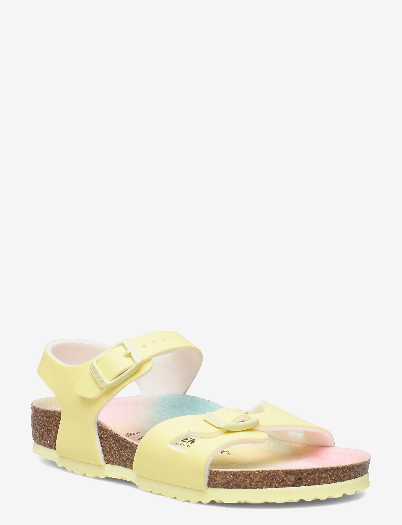Birkenstock RIO Confetti CAL Sandalen , Wit, Dames - Schoenen.nl