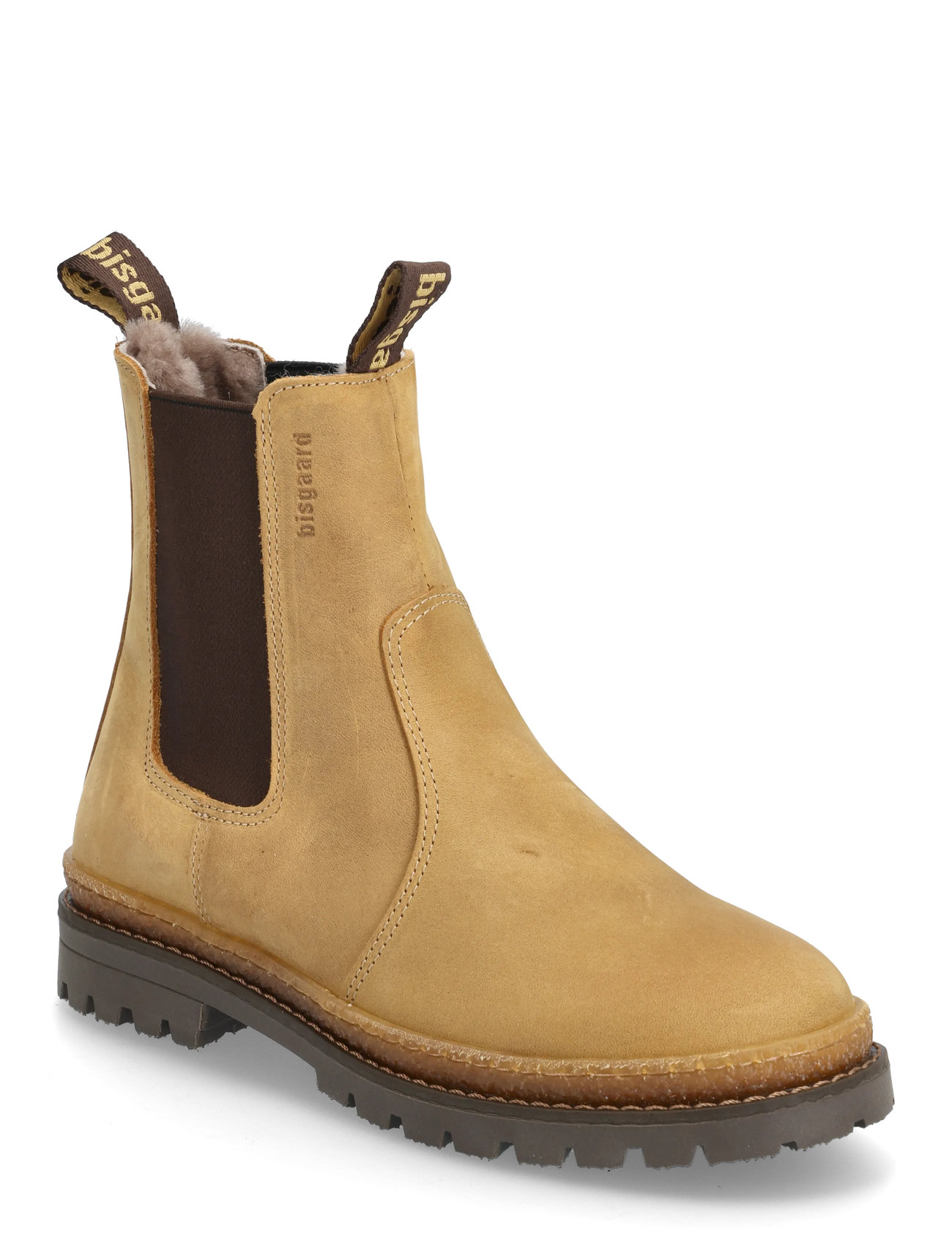 Bisgaard Bisgaard Neo Lamb, 33, Beige, Vinterstøvler > Vinterstøvler Pull On, Børn