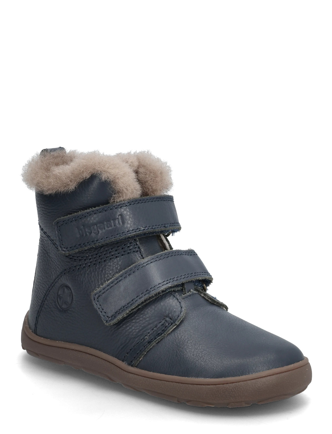Bisgaard Bisgaard Barefoot Emil Lamb, 25, Navy, Vinterstøvler > Vinterstøvler M. Velcro, Børn
