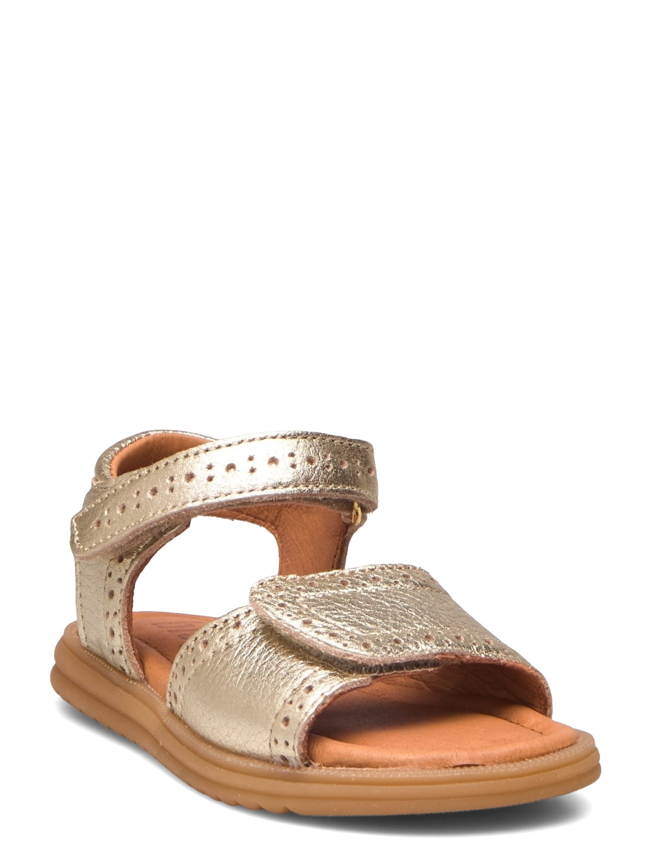 Bisgaard Andrea Shoes Summer Shoes Sandals Gold Bisgaard