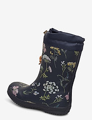 Bisgaard - bisgaard thermo - lined rubberboots - flowers-blue - 2