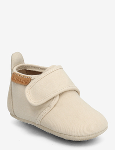bisgaard baby cotton - slippers - creme