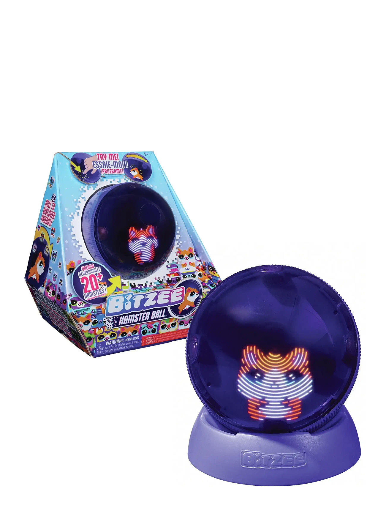 Bitzee Bitzee Interactive Hamsterball, One Size, Purple, Interaktive Dyr Og Robotter > Interaktive Dyr, Børn
