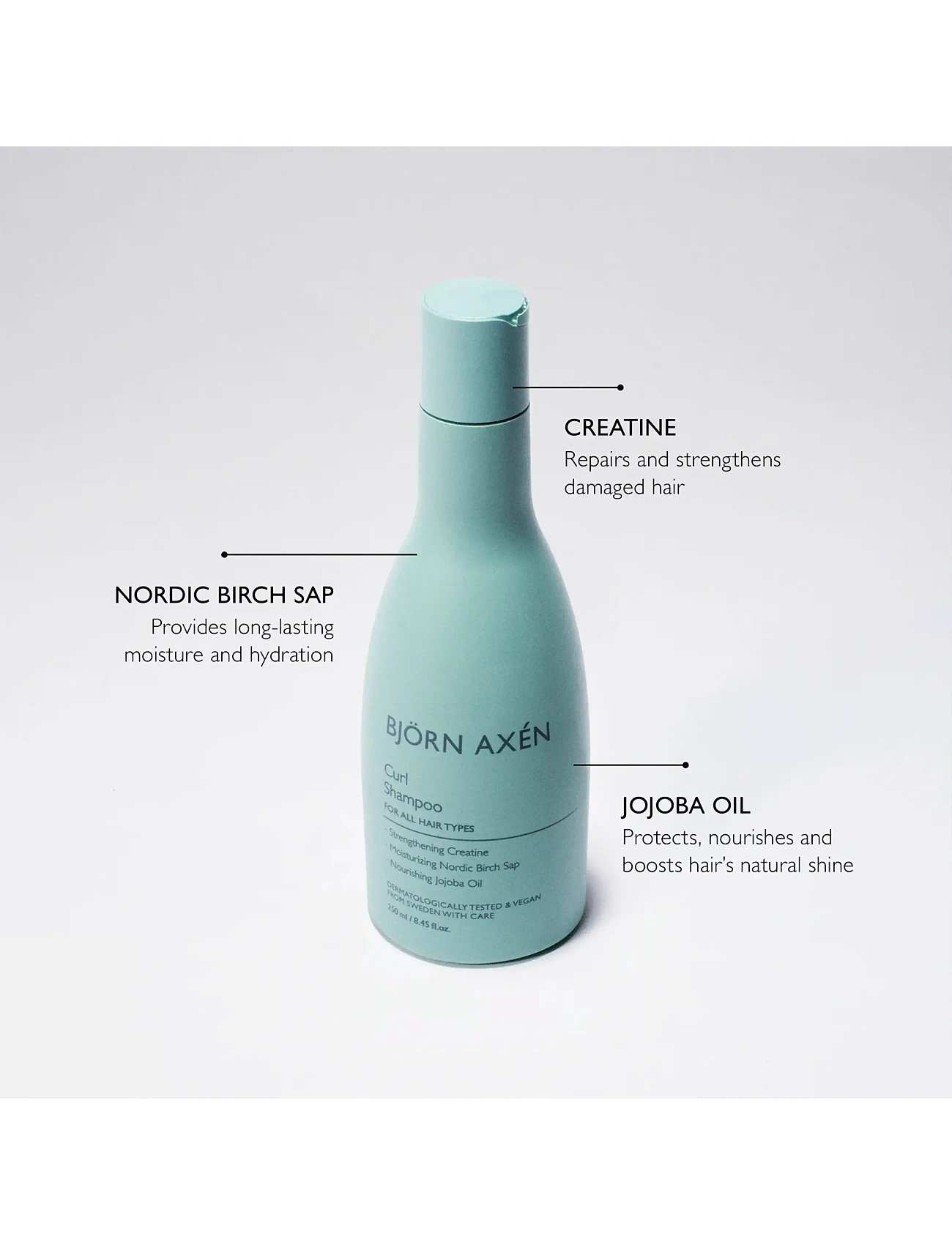 Björn Axén Curl Shampoo, 250 ml, Nude, Pleje > Shampoo, Dame