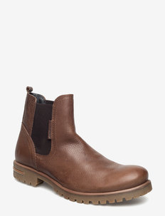 KEVIN CHS - chelsea boots - dark brown