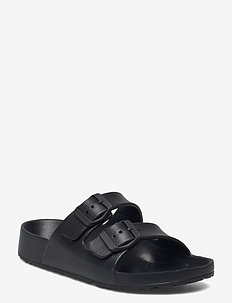 BAILEY W - flat sandals - blk
