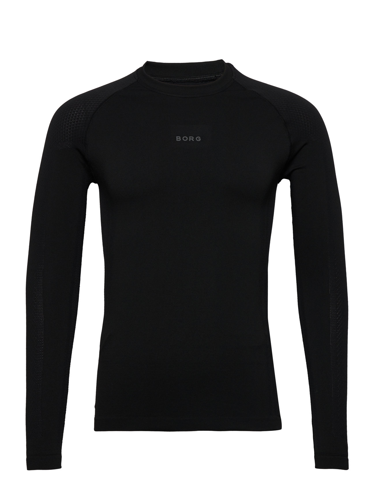 Borg Running Seamless Ls T-Shirt Black Björn Borg