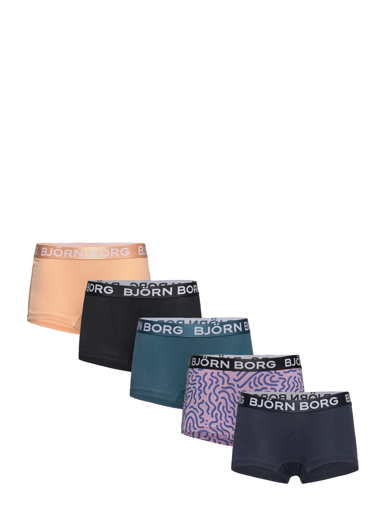 Minishorts 5P Night & Underwear Underwear Underpants Multi/patterned Björn Borg
