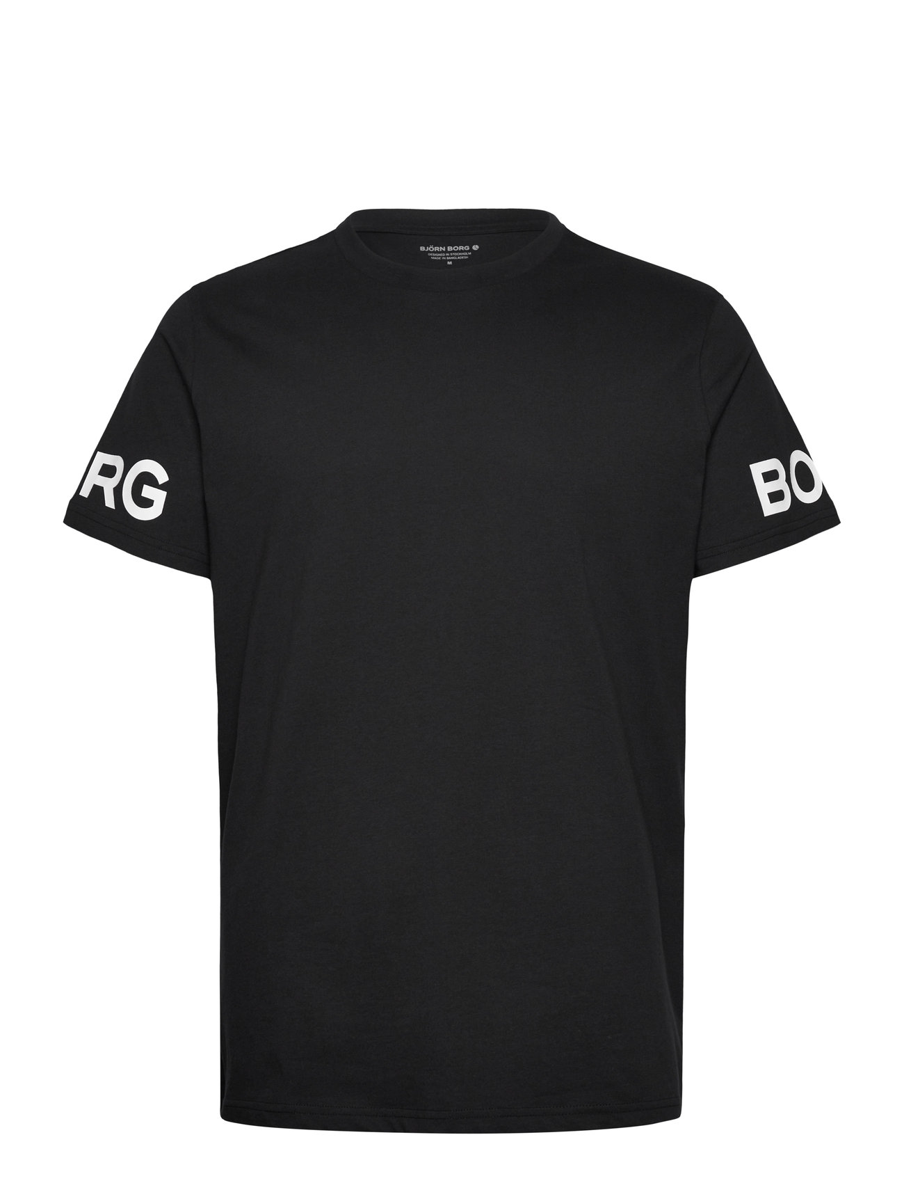 Borg Cotton T-Shirt Black Björn Borg