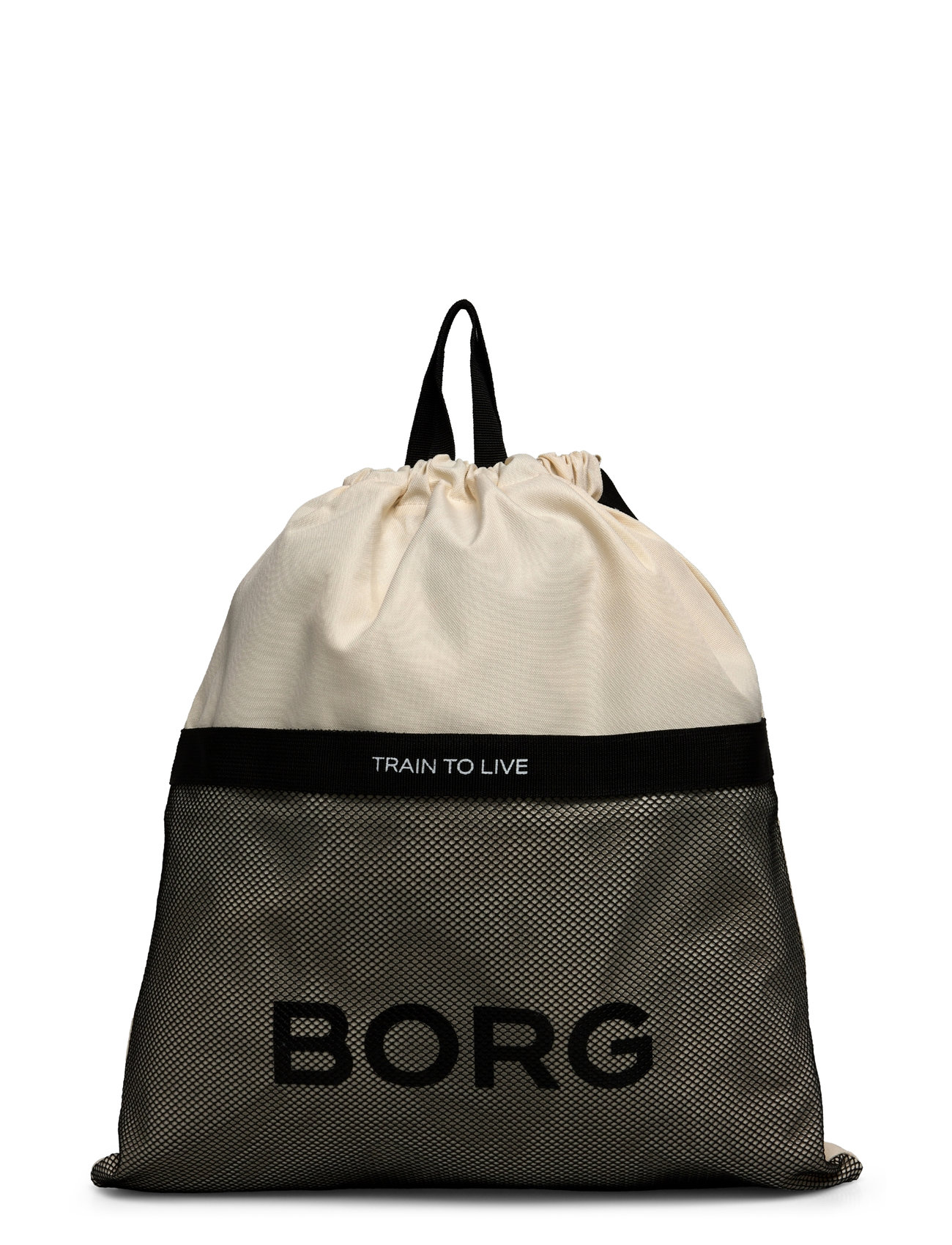 Borg Gym Drawstring Bag Sport Men Sport Training Bags Sport Gym Bags Beige Björn Borg