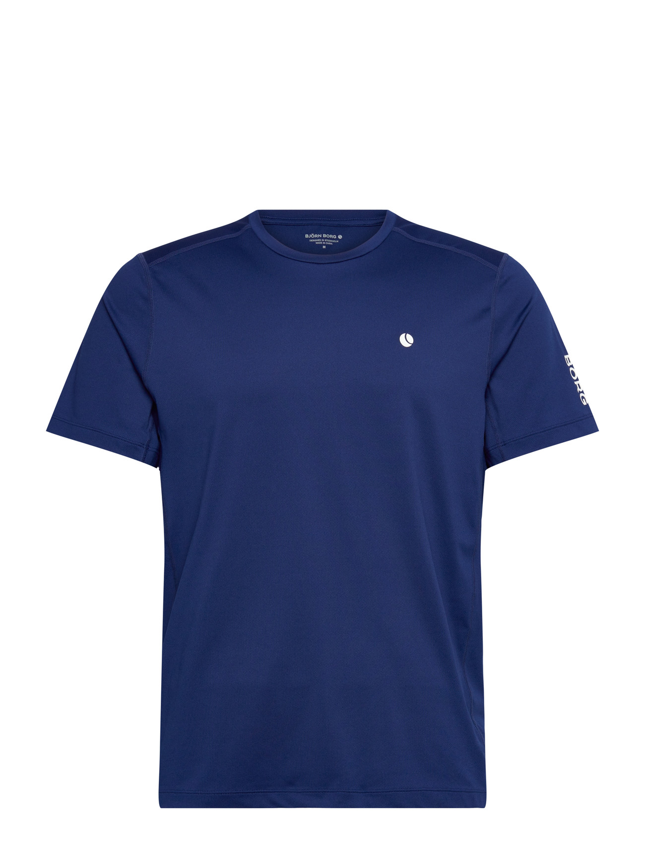 Björn Borg Ace Mesh Panel T-Shirt, XL, Navy, Sport Overdele > Sport T-shirts, Herre