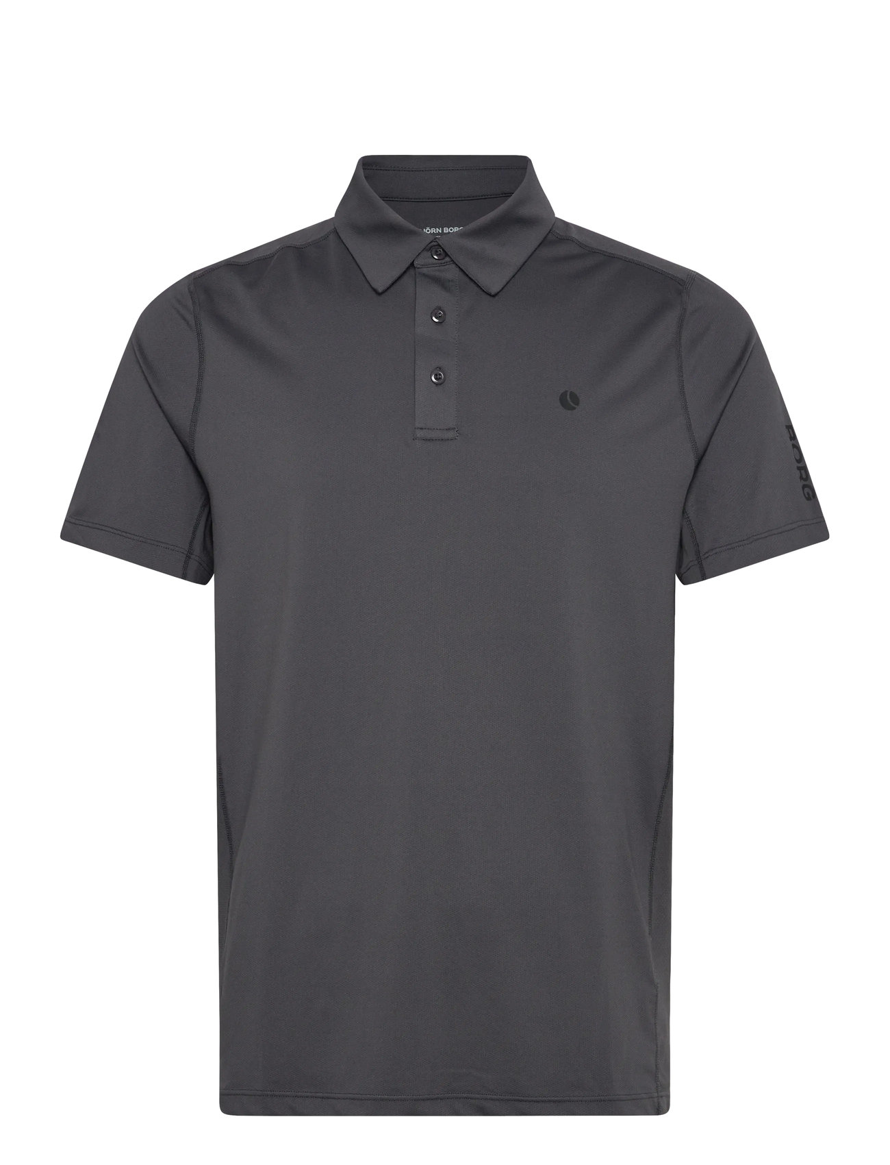 BJÖRN BORG Ace Mesh Panel Polo Shirt Grau - S - Herren