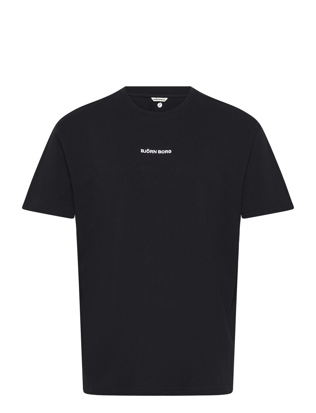 Björn Borg Borg Classic T-Shirt, S, Black, Sport Overdele > Sport T-shirts, Herre