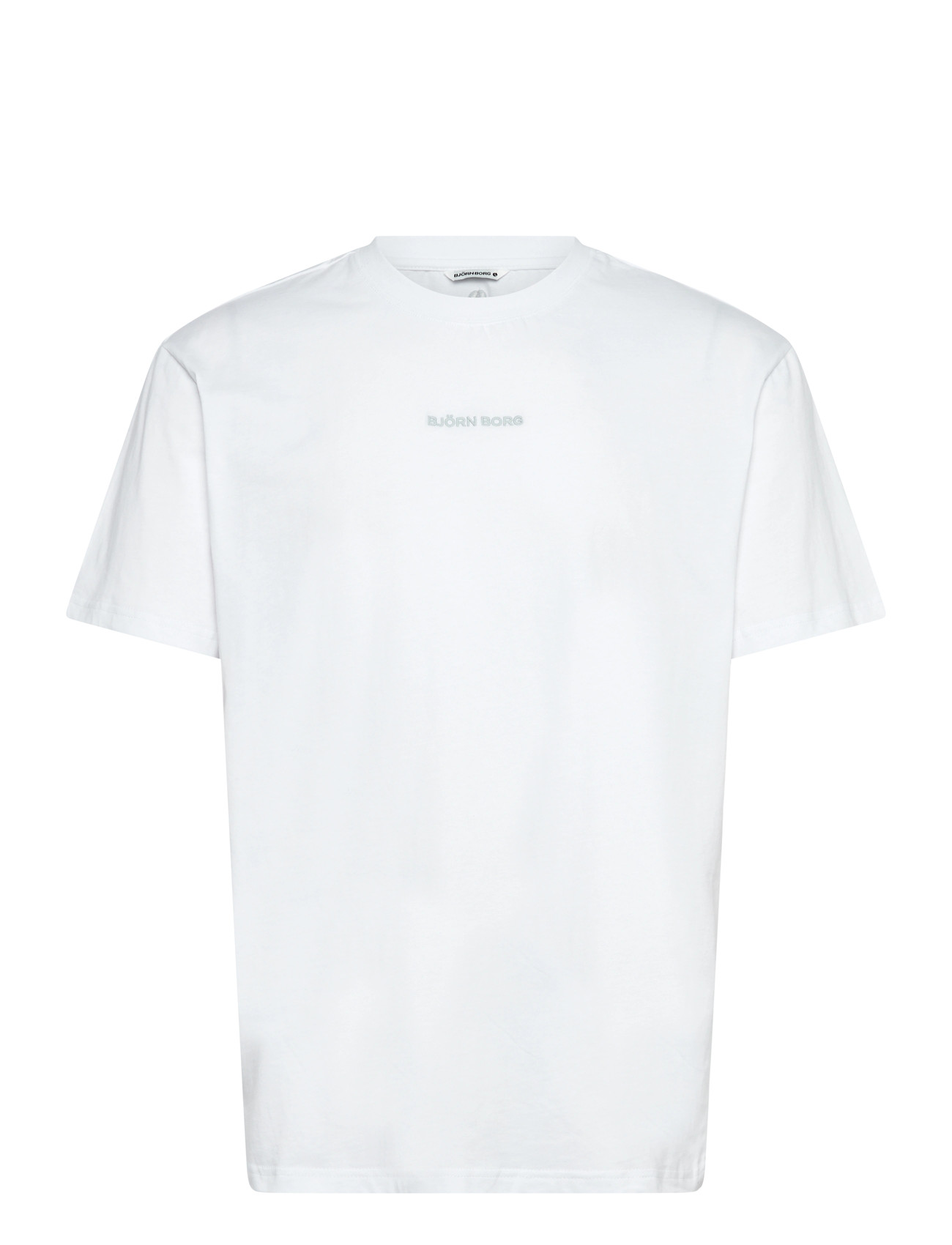 Björn Borg Borg Classic T-Shirt, S, White, Sport Overdele > Sport T-shirts, Herre