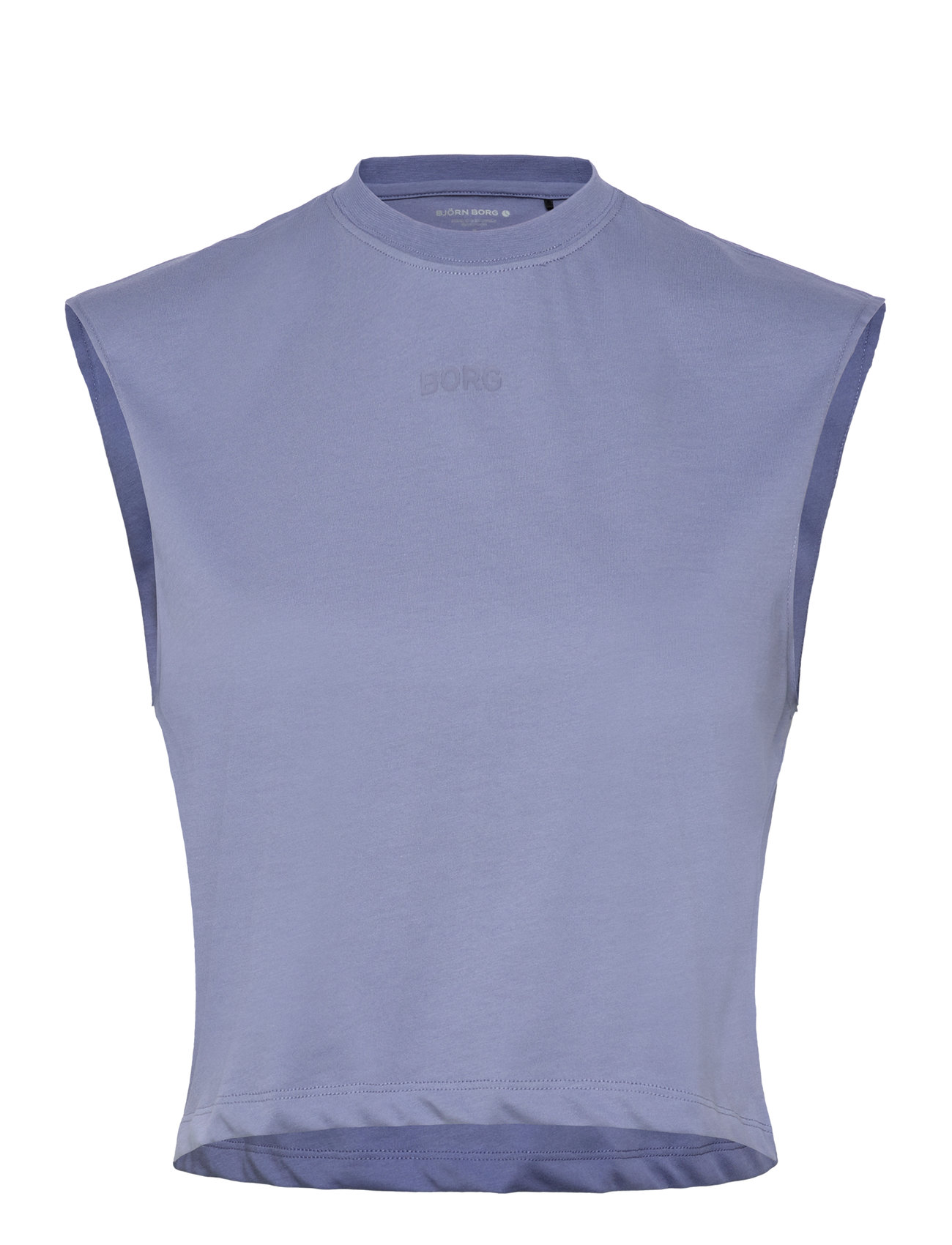 BJÖRN BORG Borg Cropped Tank Oberteil Blau - L - Damen