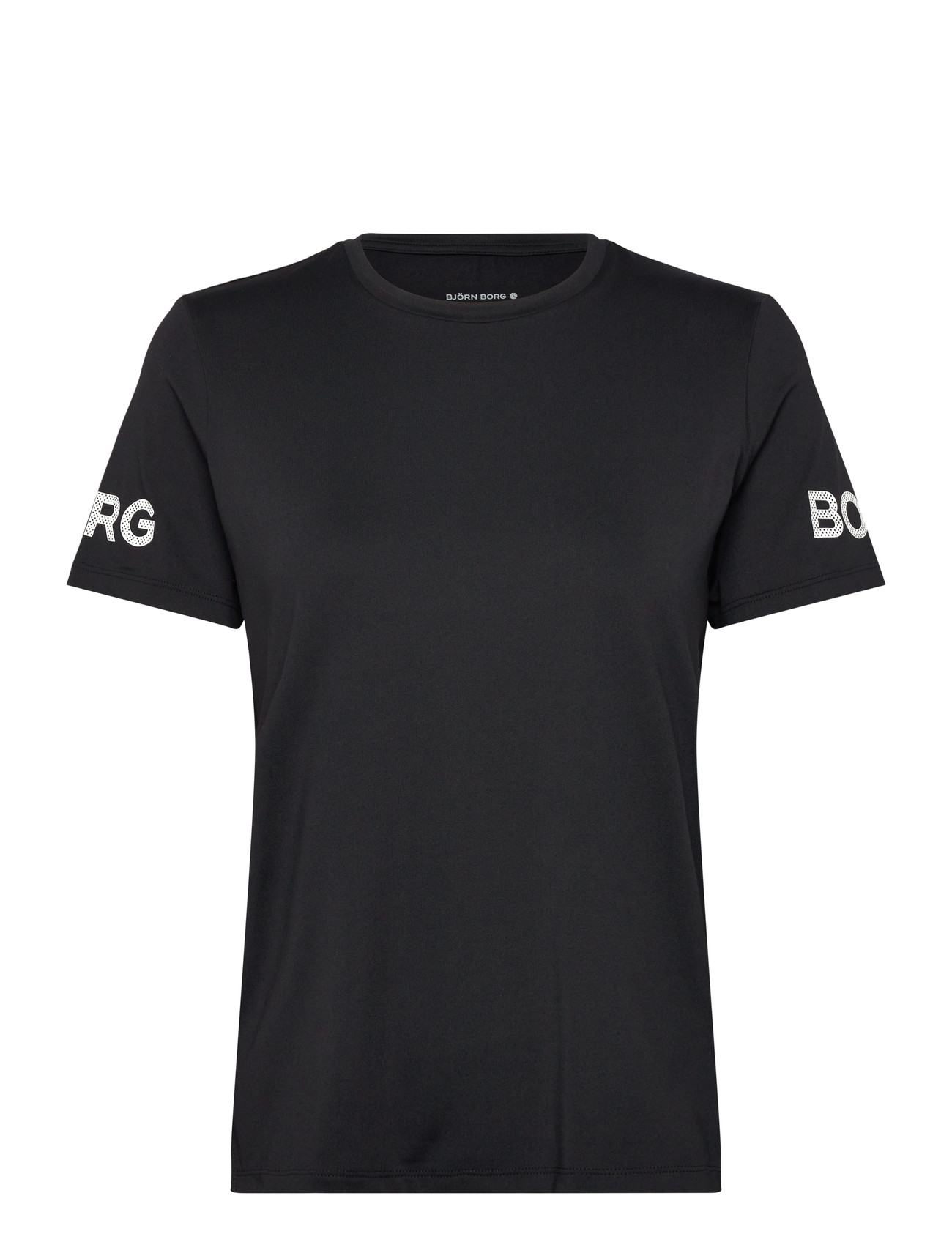Björn Borg Borg T-Shirt, XS, Black, Sports Overdele & T-shirts > Sport T-shirts, Dame