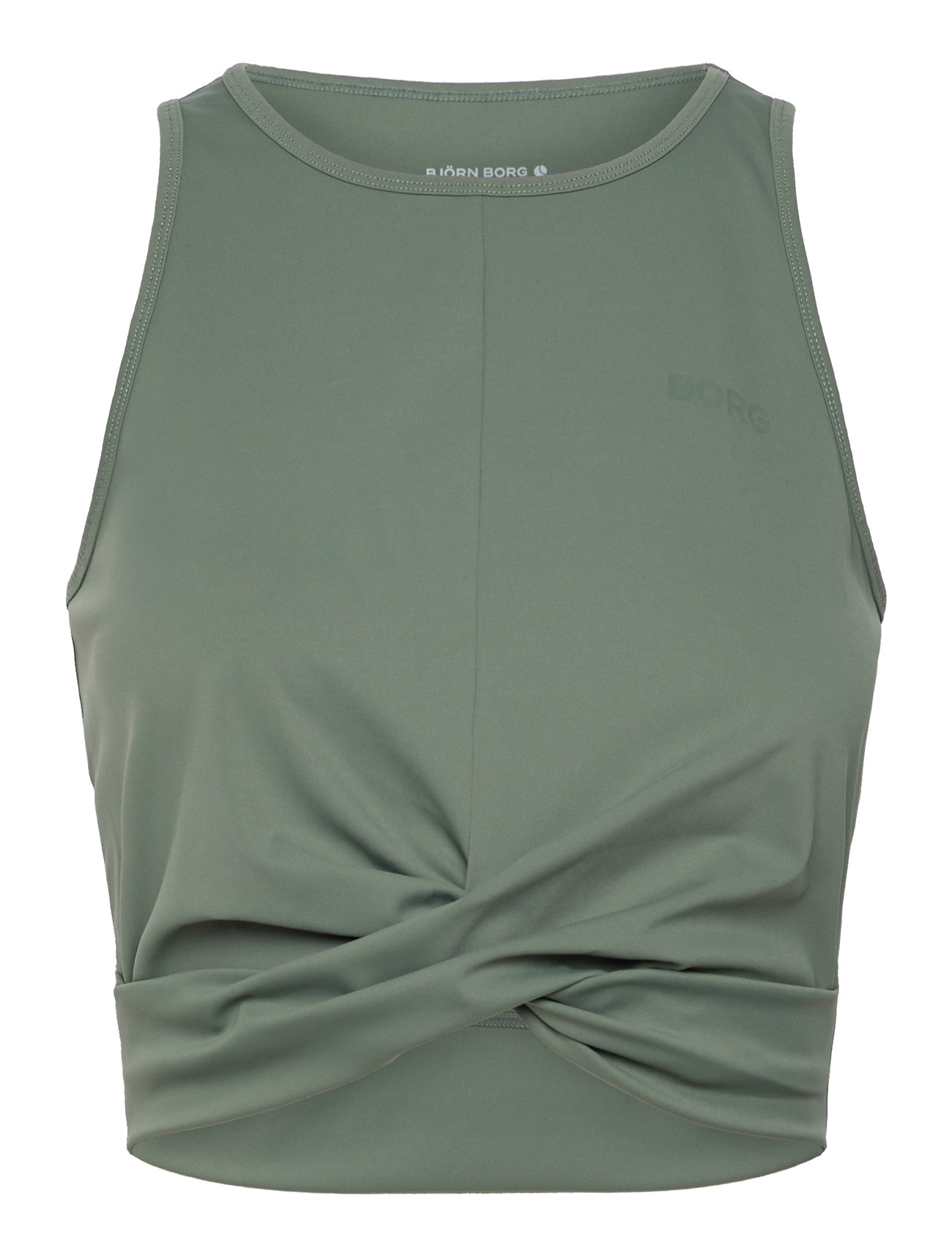 BJÖRN BORG Studio Cross Tank Oberteil Khaki - L - Damen