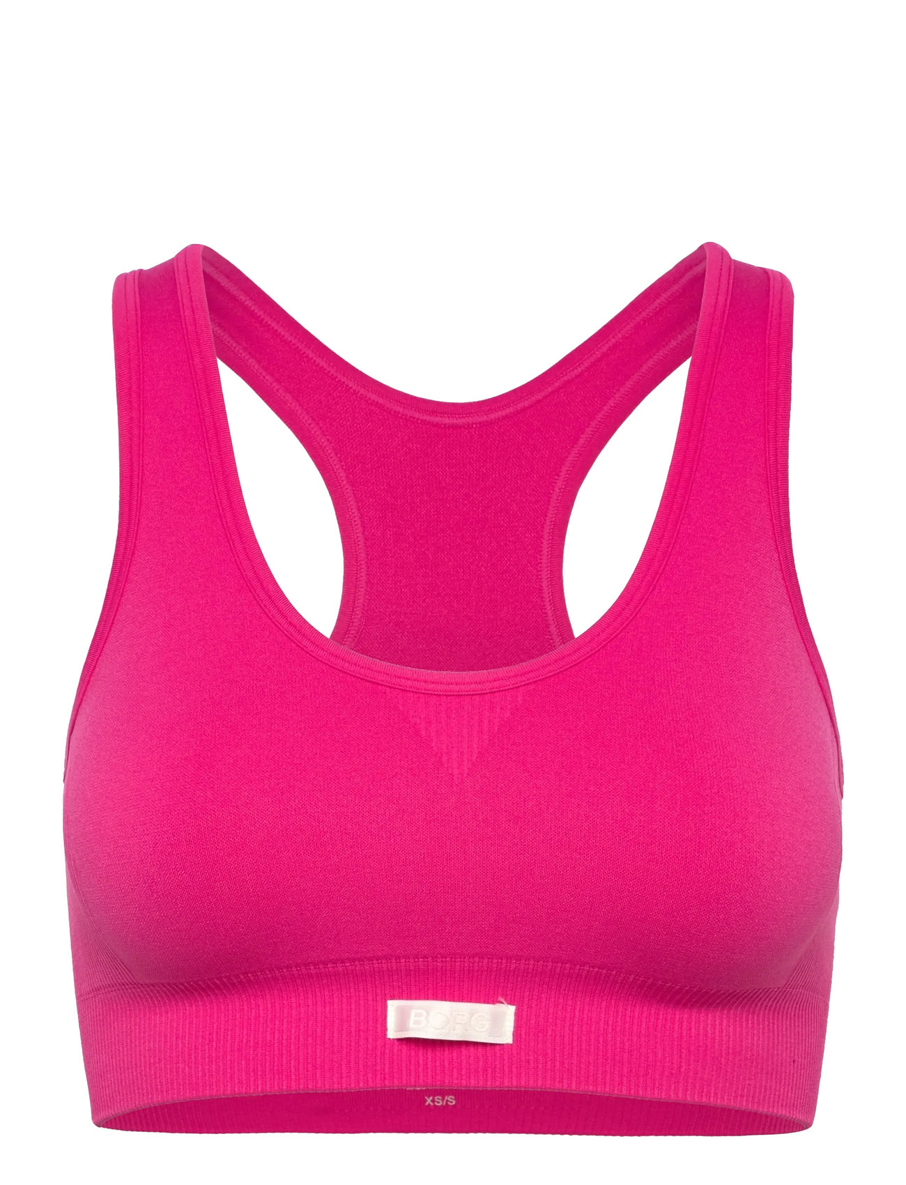Björn Borg Studio Seamless Low Sports Bra, XS/S, Pink, Sport Clothing > Sport Bras - All, Dame