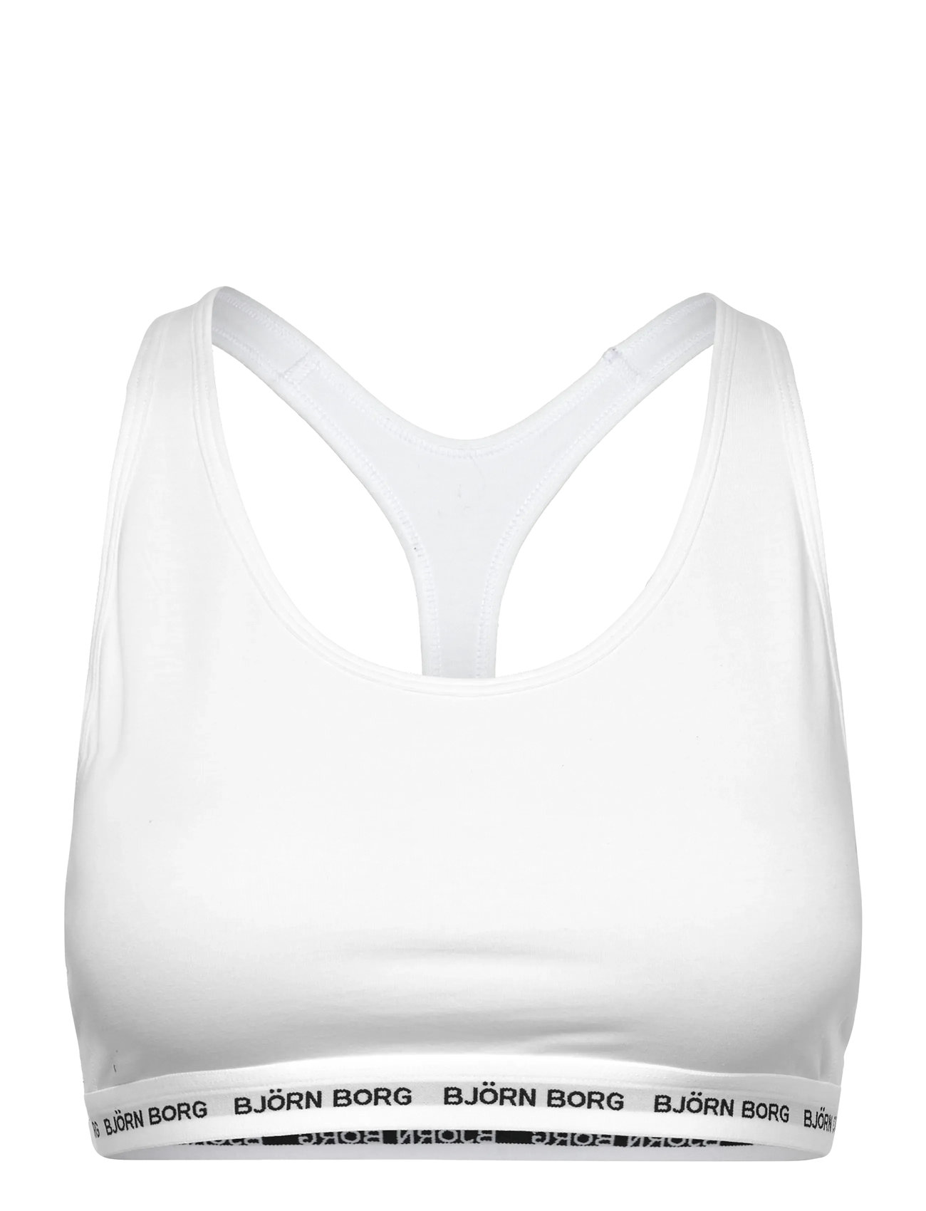 BJÖRN BORG Logo Soft Oberteil 1P Weiß - S - Damen