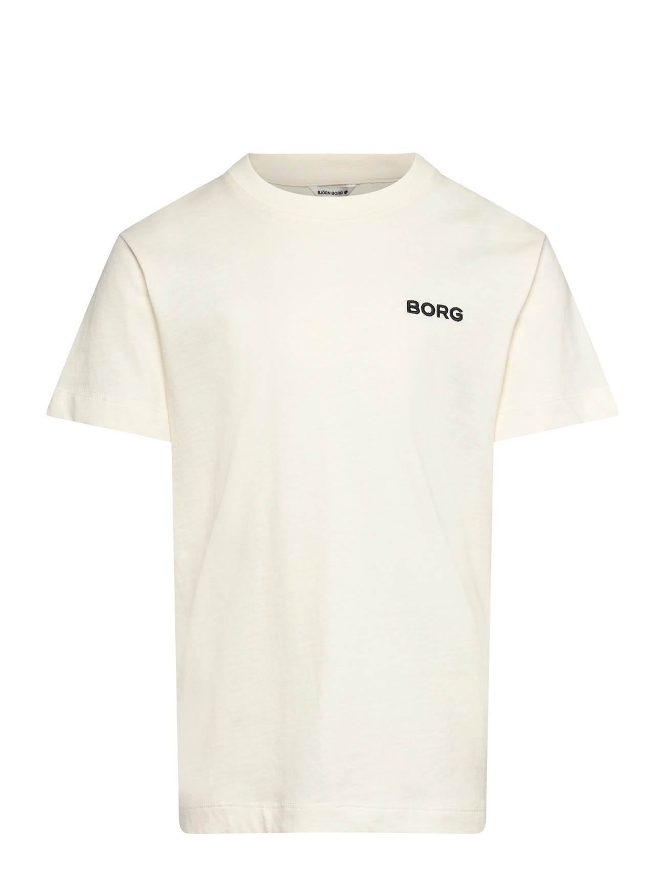Björn Borg Borg Essential 4 T-Shirt, 170, Cream, T-Shirts > Kortærmede, Børn