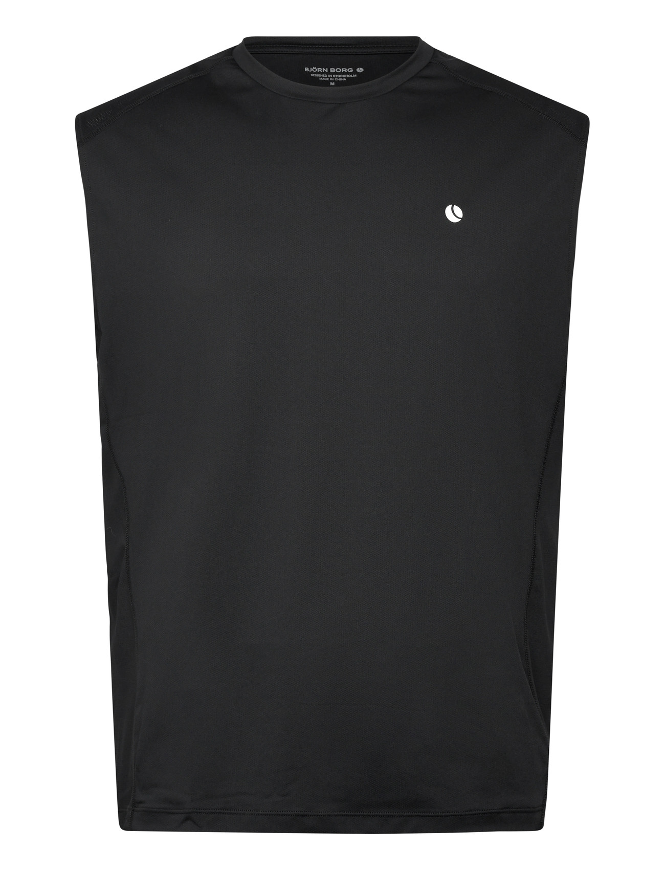 Björn Borg Ace Mesh Panel Tank, S, Black, Sport Overdele > Sport Tank Overdele, Herre