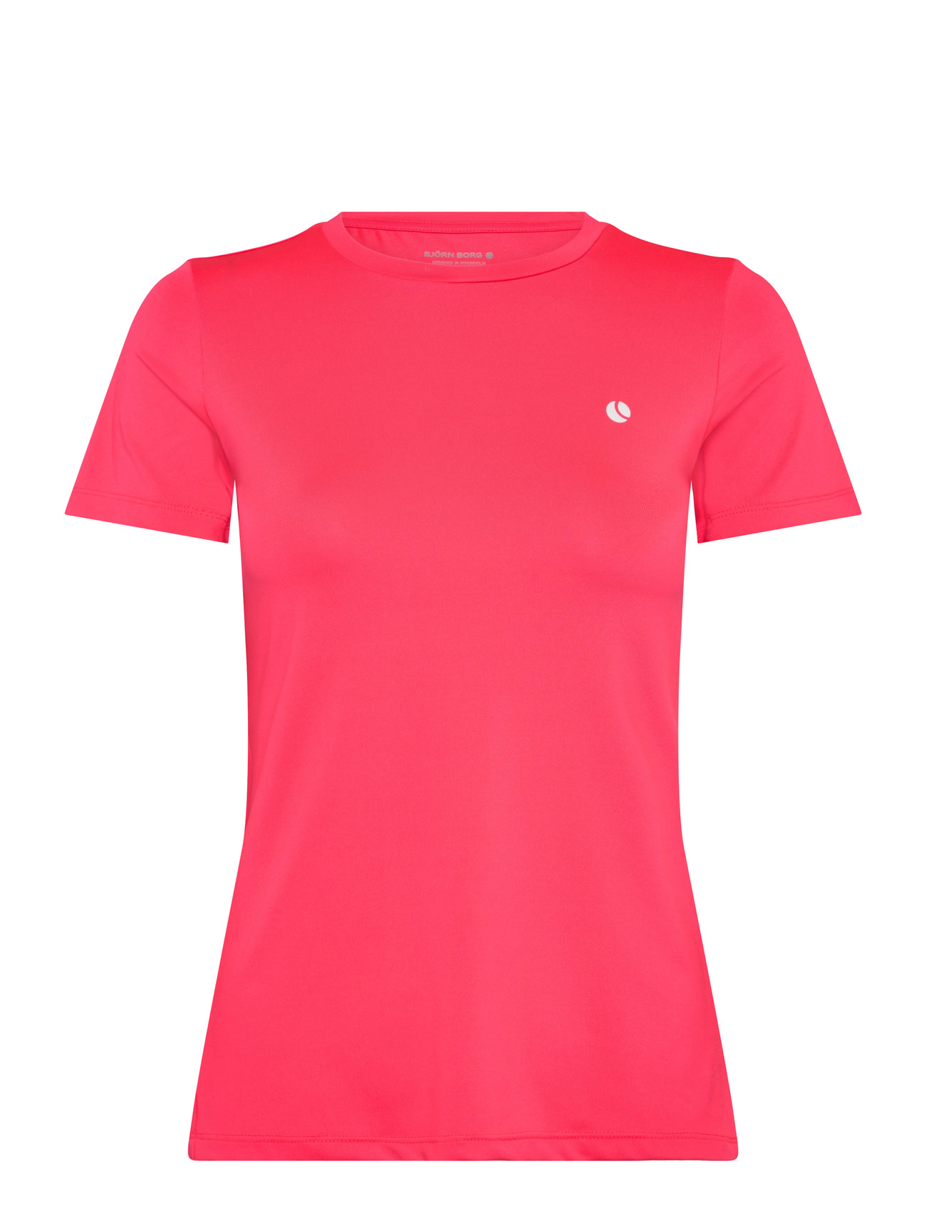 Björn Borg Ace Slim T-Shirt, M, Pink, Sports Overdele & T-shirts > Sport T-shirts, Dame