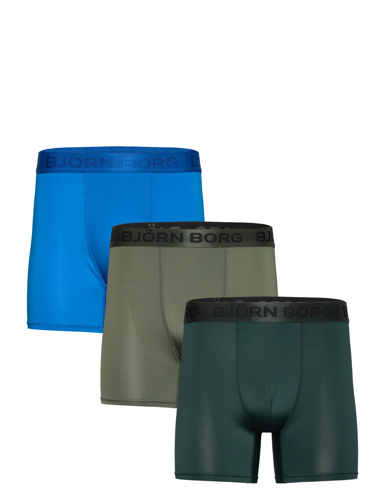 Björn Borg Sports Microfiber Boxer 3P, S, Navy, Sport Underwear > Sport Boxers, Herre