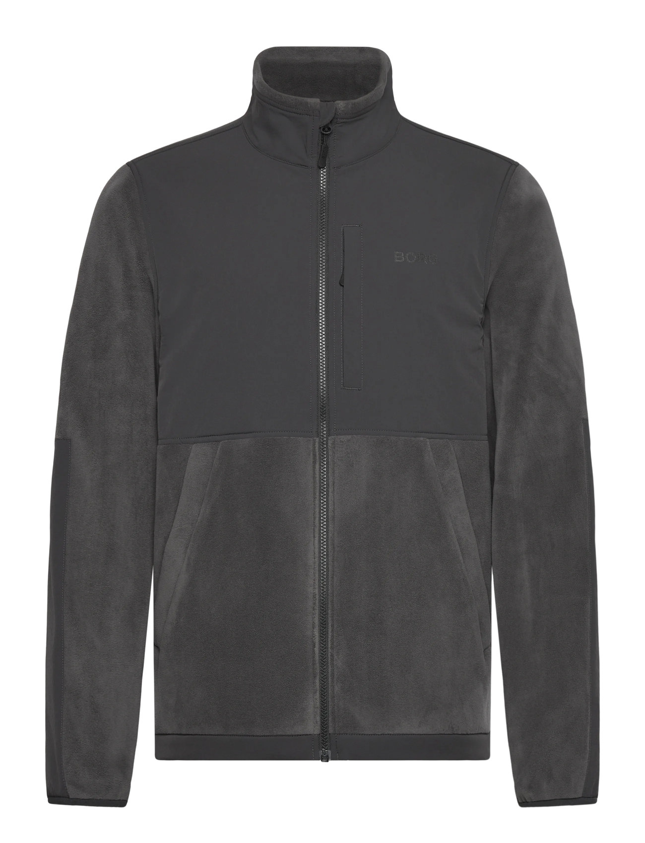 Björn Borg Borg Fleece Hybrid Jacket, S, Grey, Sport Fleeces & Midlayers > Sport Fleeces, Herre