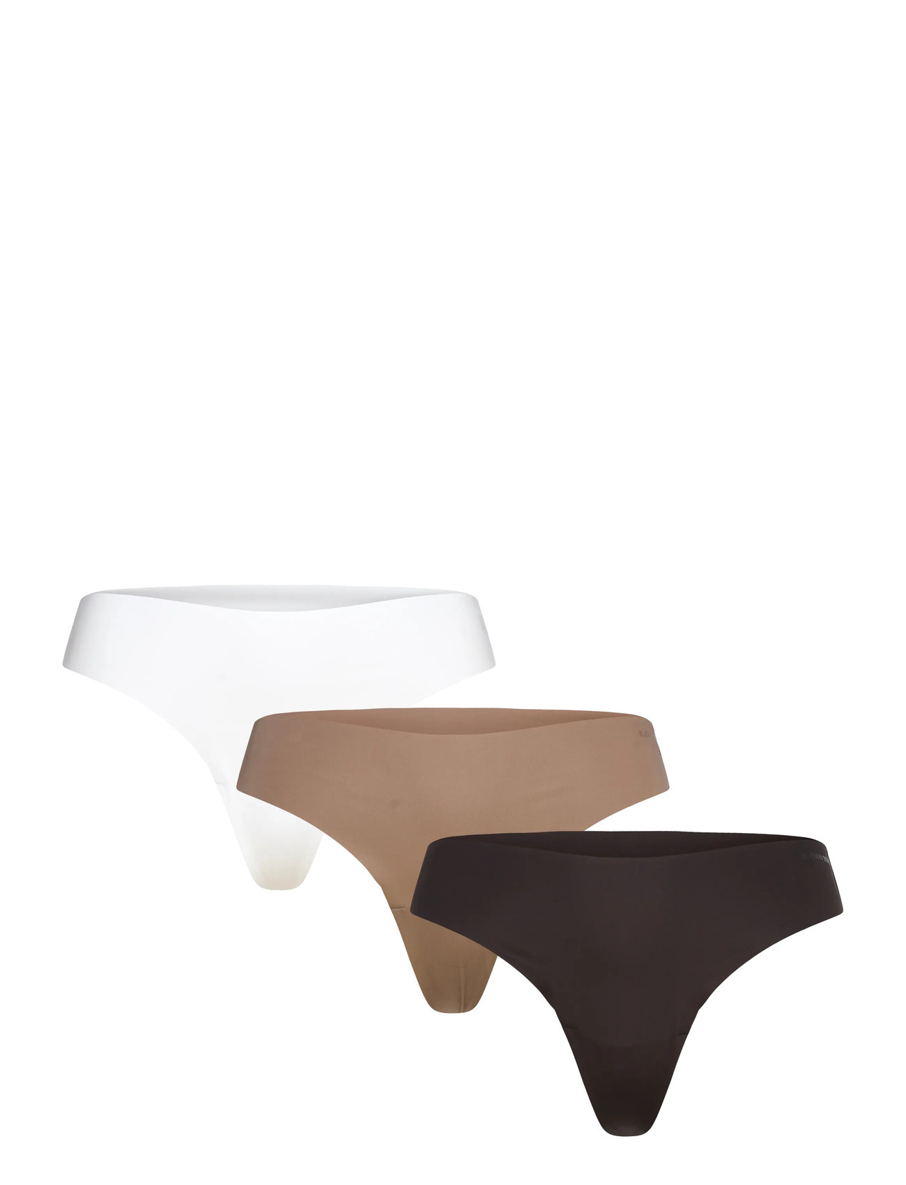 BJÖRN BORG Invisible Stringtanga 3P Schwarz - L - Damen