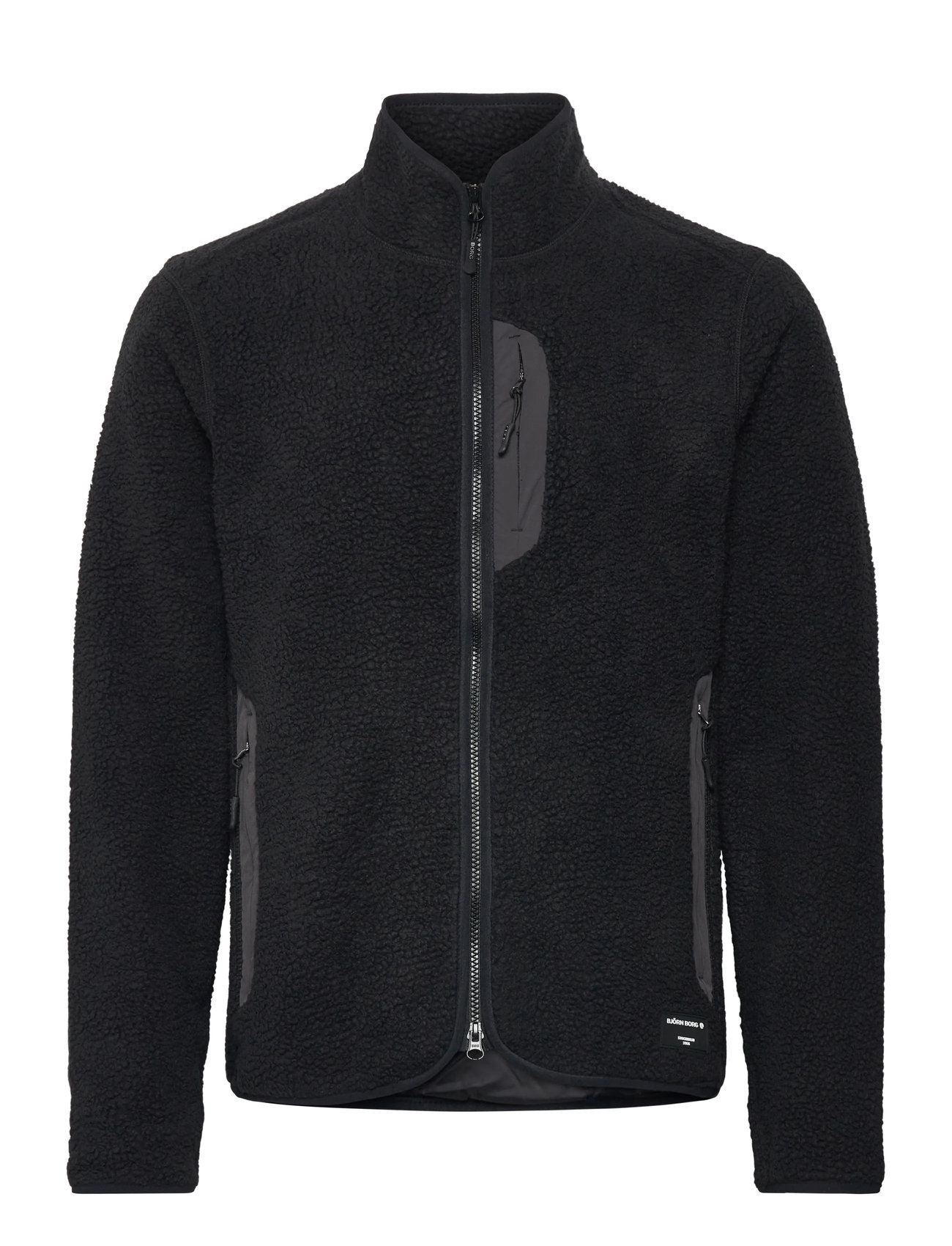BJÖRN BORG Centre Pile Jacke Schwarz - L - Herren
