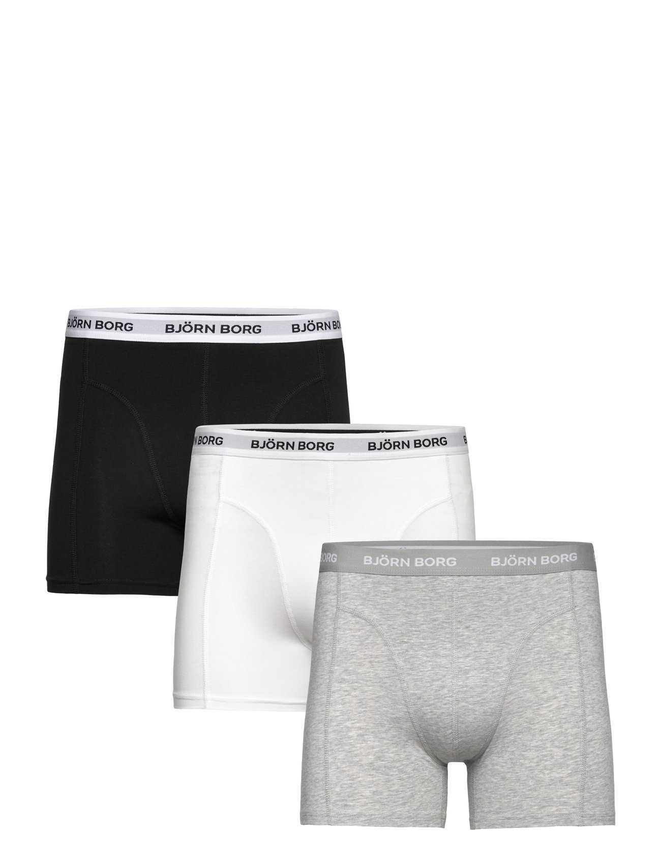 Cotton Stretch Boxer 3P Boksershorts White Björn Borg