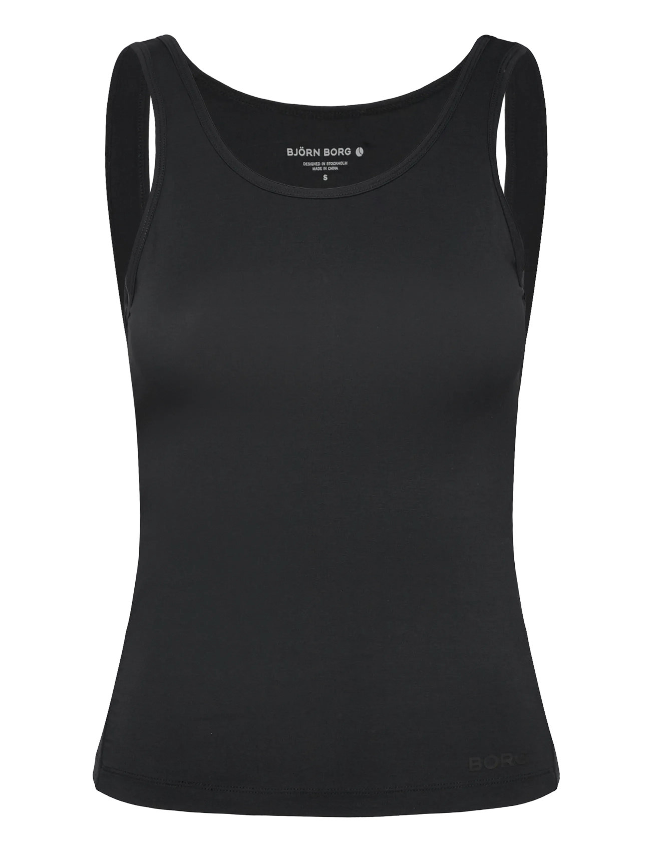 BJÖRN BORG Studio Deep Back Tank Oberteil Schwarz - S - Damen