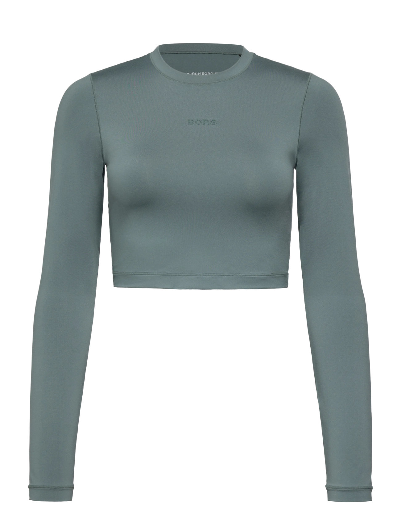 BJÖRN BORG Studio Soft Cropped Longsleeve Grün - L - Damen