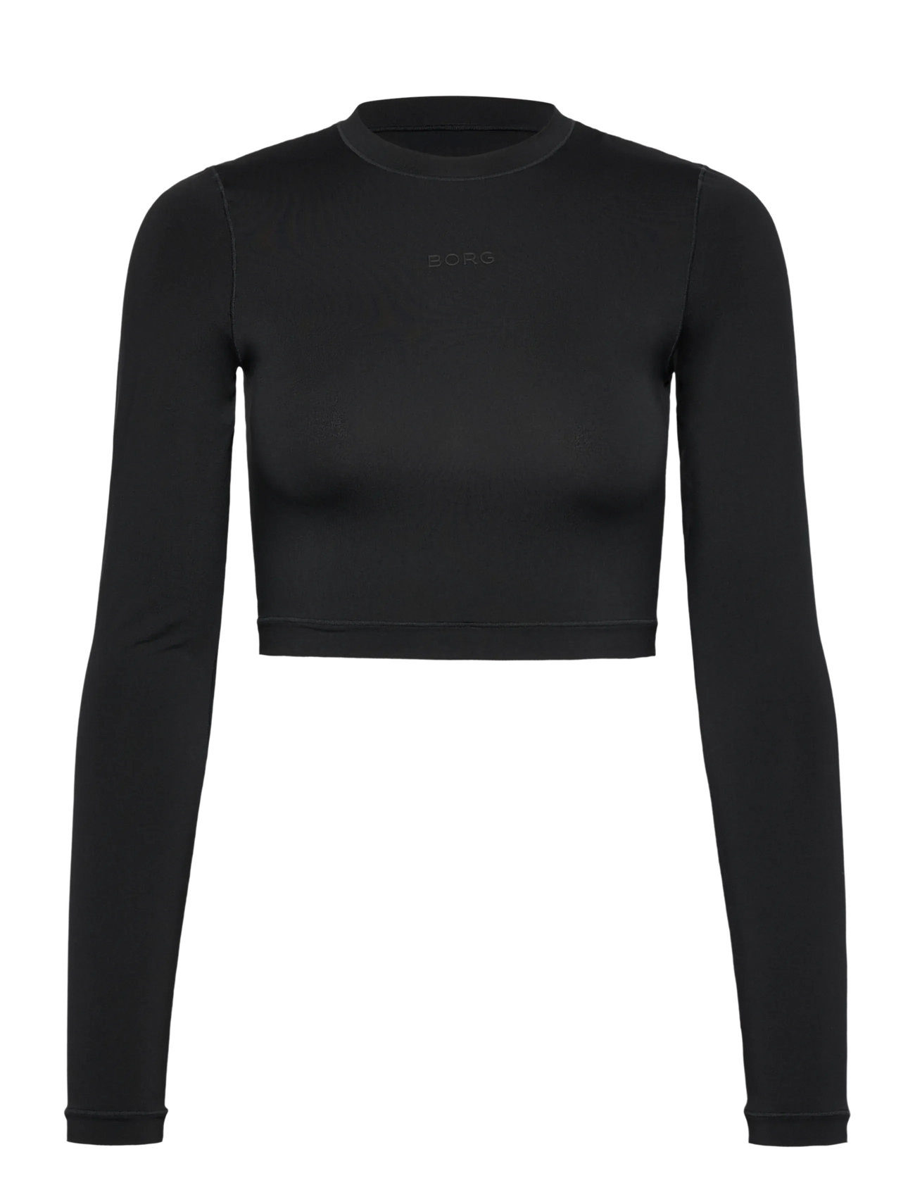 BJÖRN BORG Studio Soft Cropped Longsleeve Schwarz - M - Damen