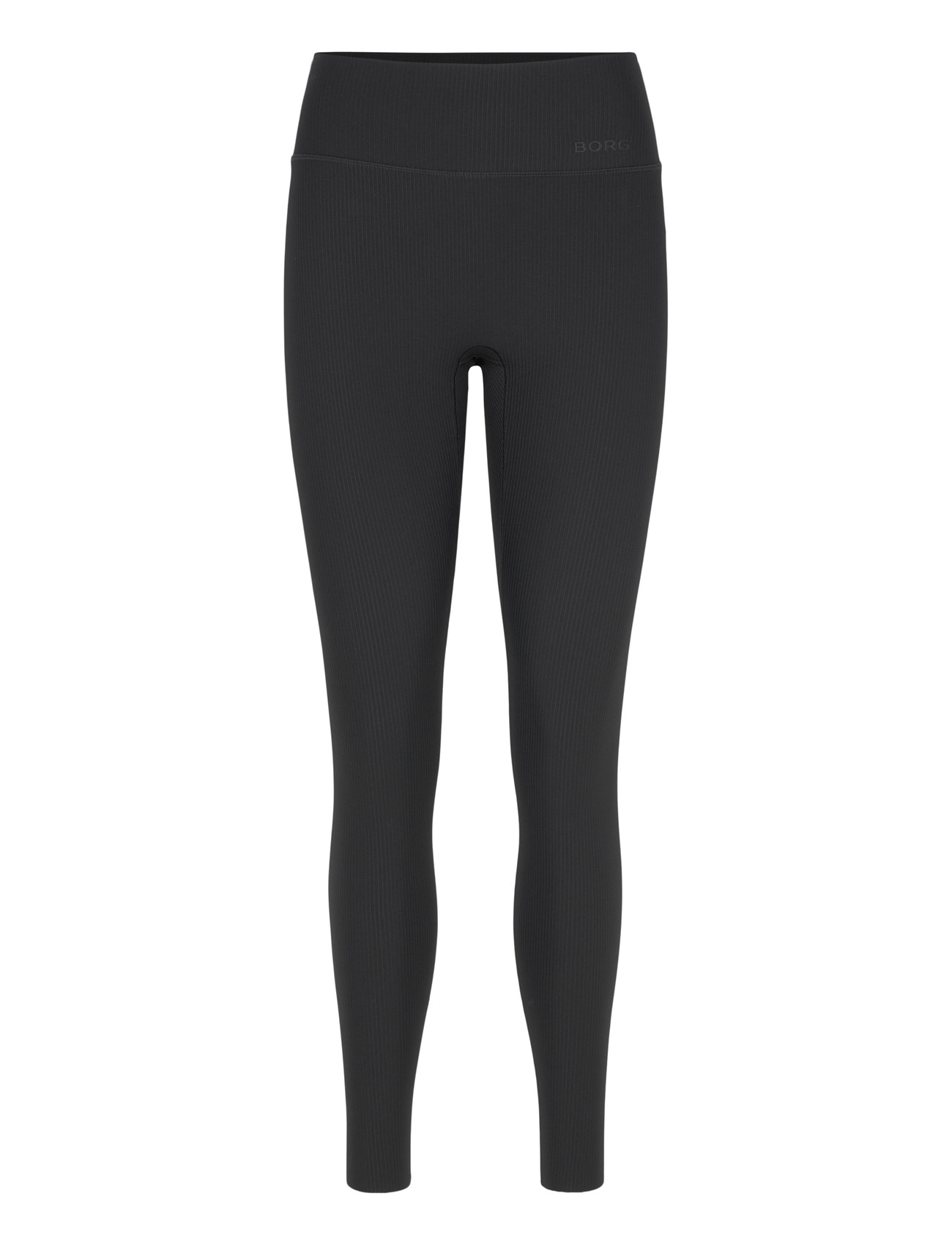 Björn Borg Studio Ribbed Tights, S, Black, Sportsbukser > Sportstræningsbukser, Dame