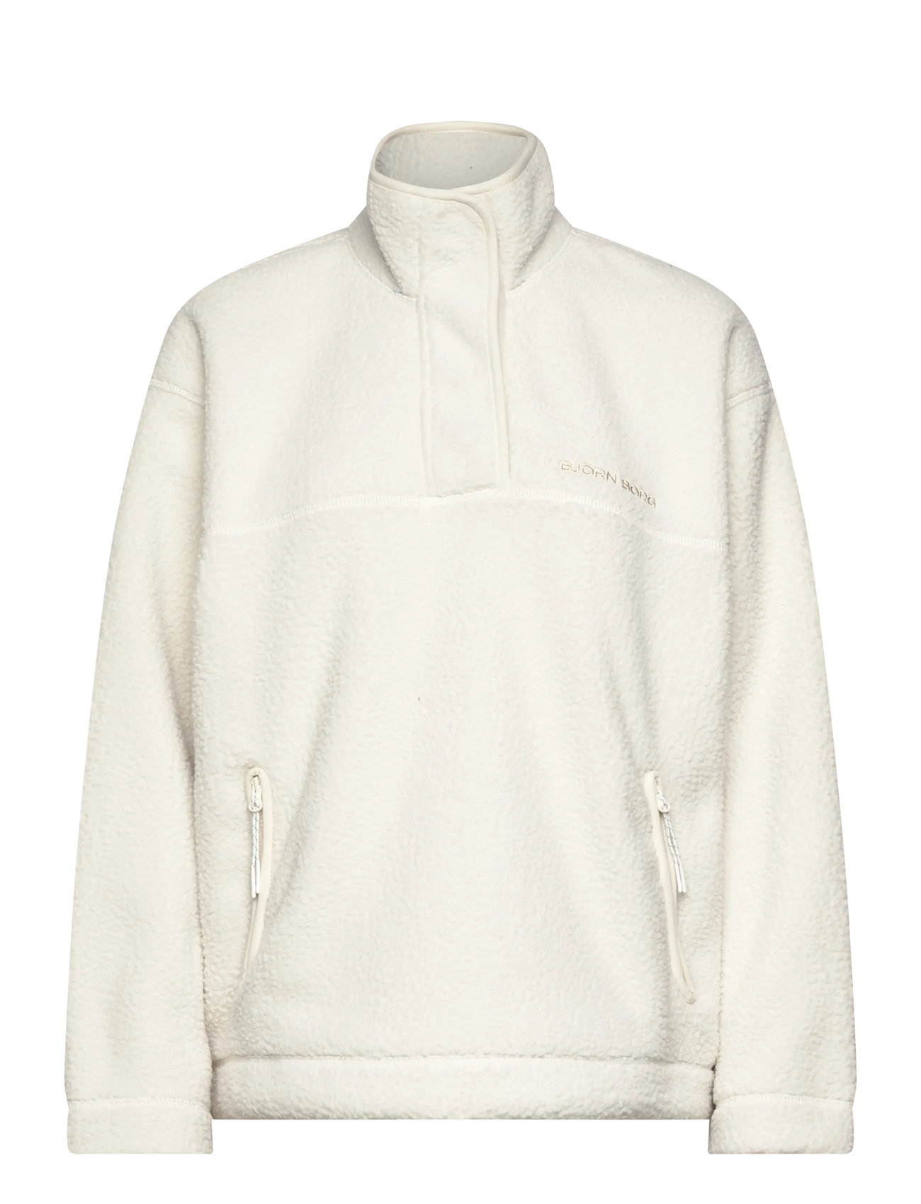BJÖRN BORG Studio Pile Anorak Cream - L - Damen