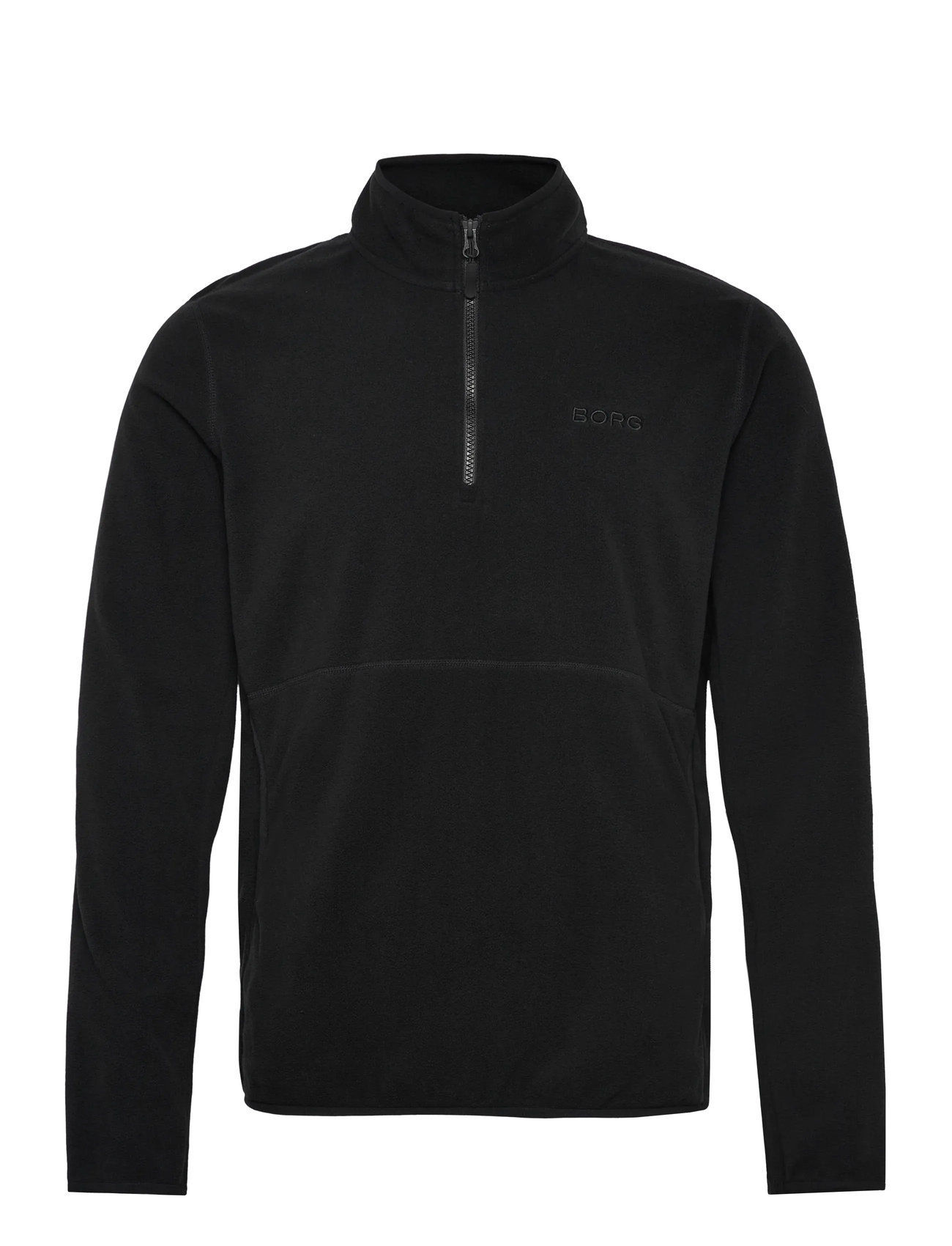 Björn Borg Borg Half Zip Fleece, M, Black, Sport Fleeces & Midlayers > Sport Fleeces, Herre
