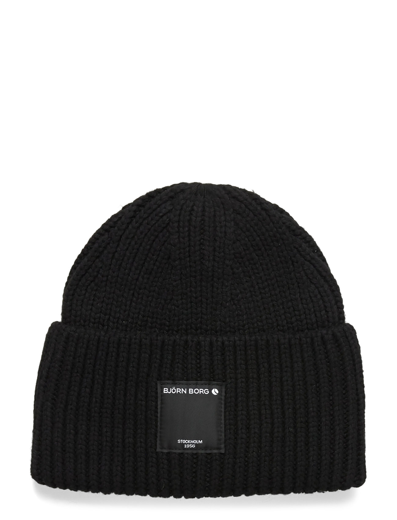 Björn Borg Centre Knit Beanie, One Size, Black, Sport Accessories > Sport Beanies, Dame