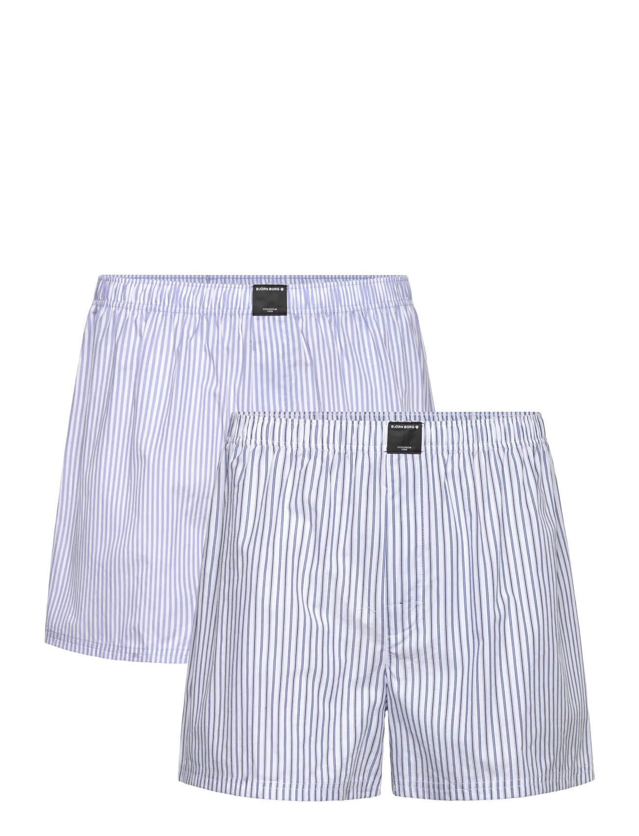 Björn Borg Cotton Stretch Woven Boxer Shorts 2P, XXL, White, Undertøj > Boxershorts, Herre