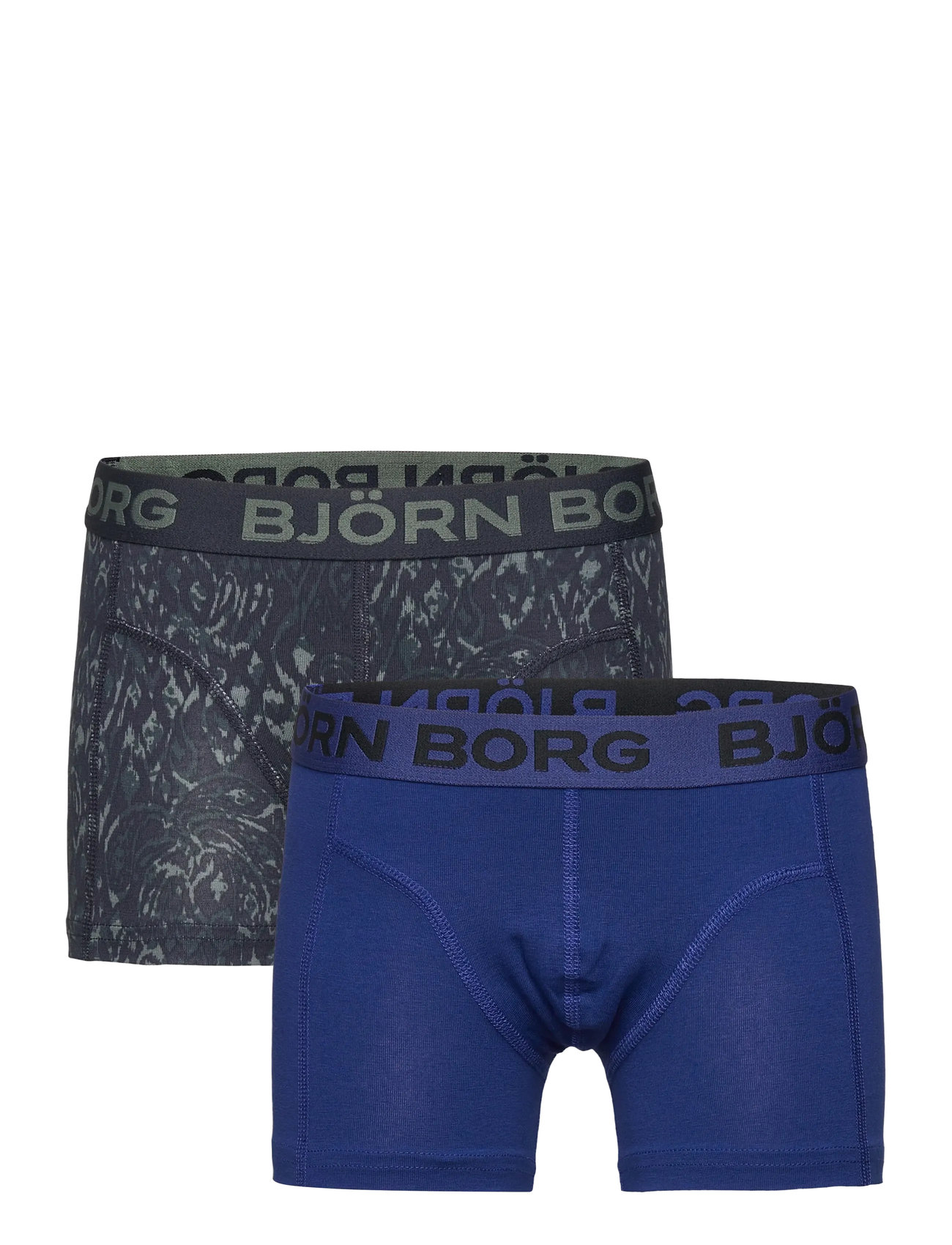Björn Borg Cotton Stretch Boxer 2P, 122-128, Navy, Undertøj > Underbukser, Børn