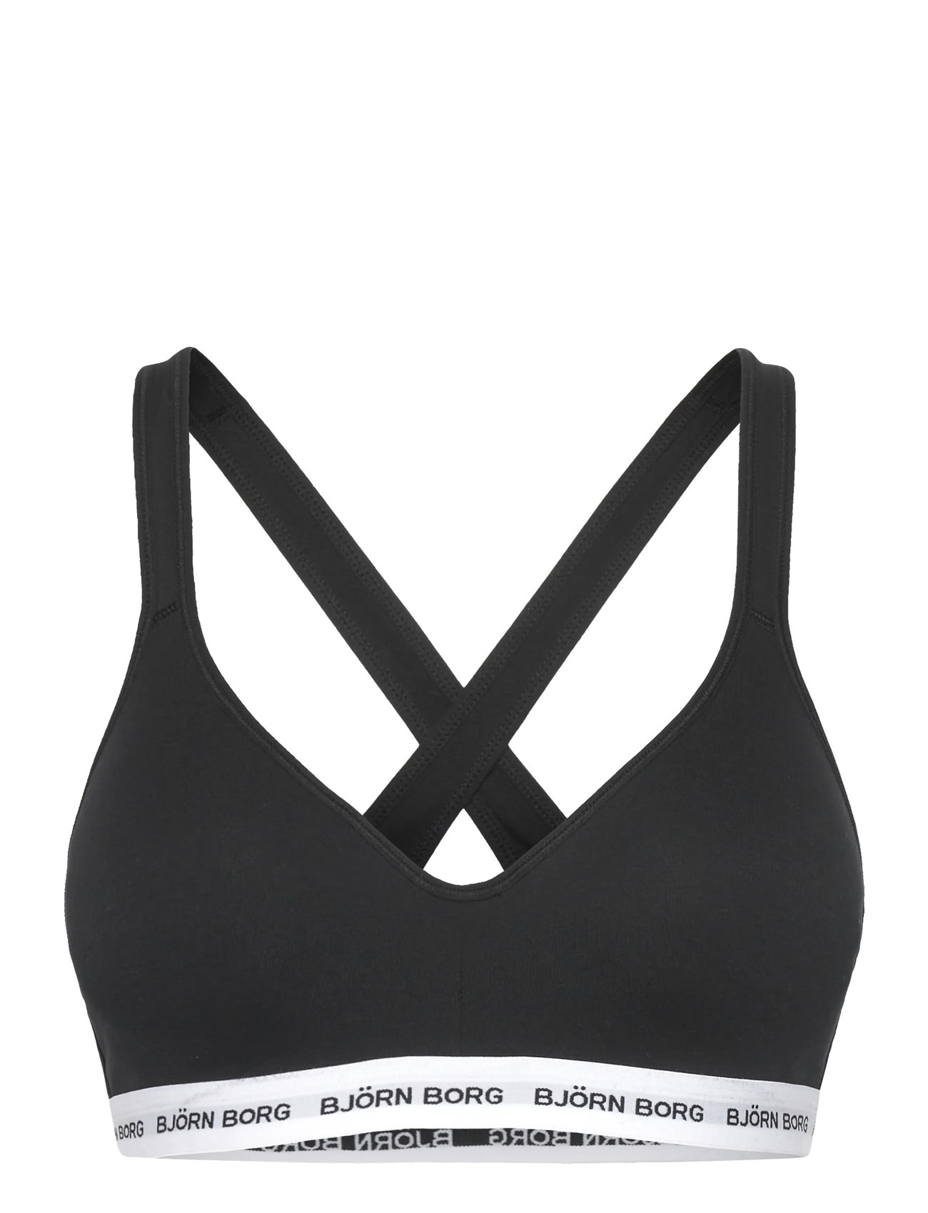 BJÖRN BORG Logo Bralette Schwarz - M - Damen