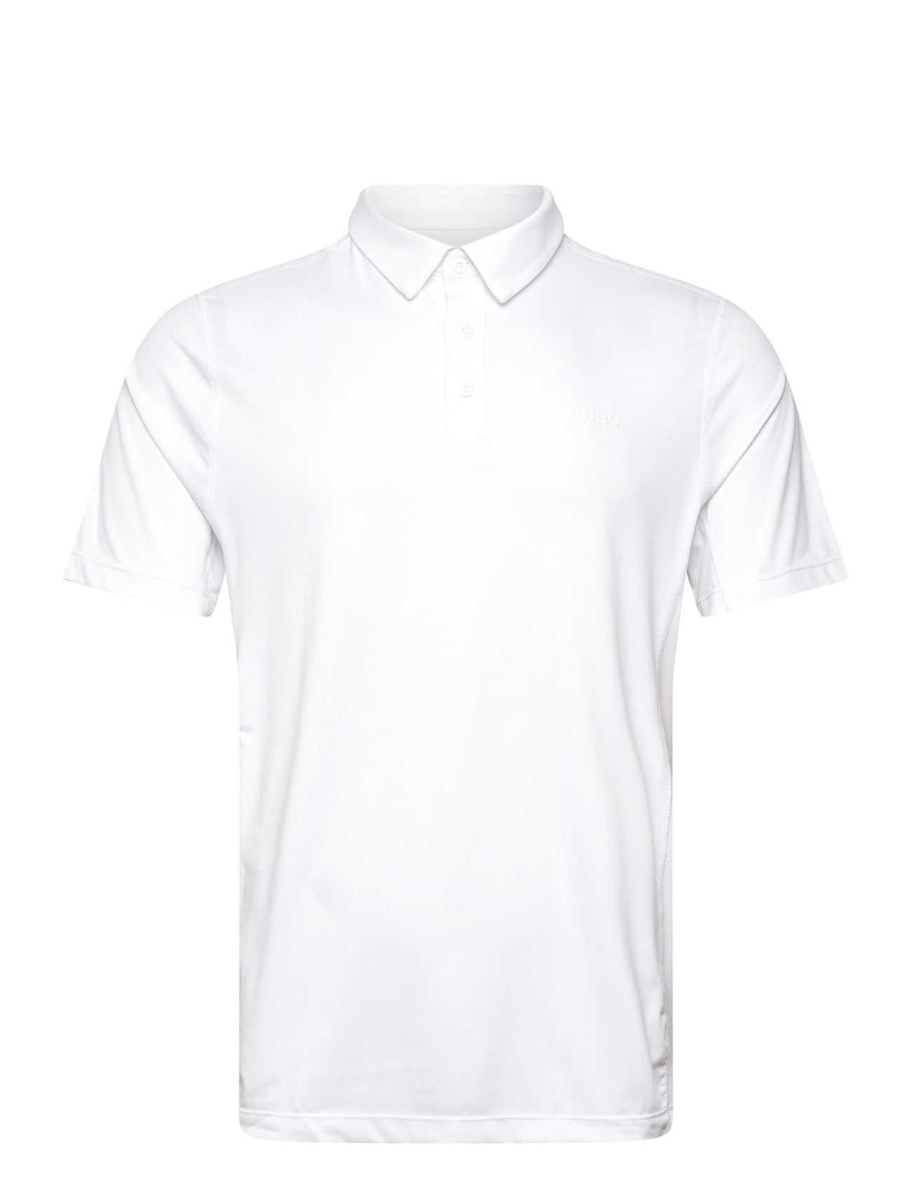 Björn Borg Borg Sports Polo Shirt, L, White, Sport Polos > Sport Short-sleeved Polos, Herre