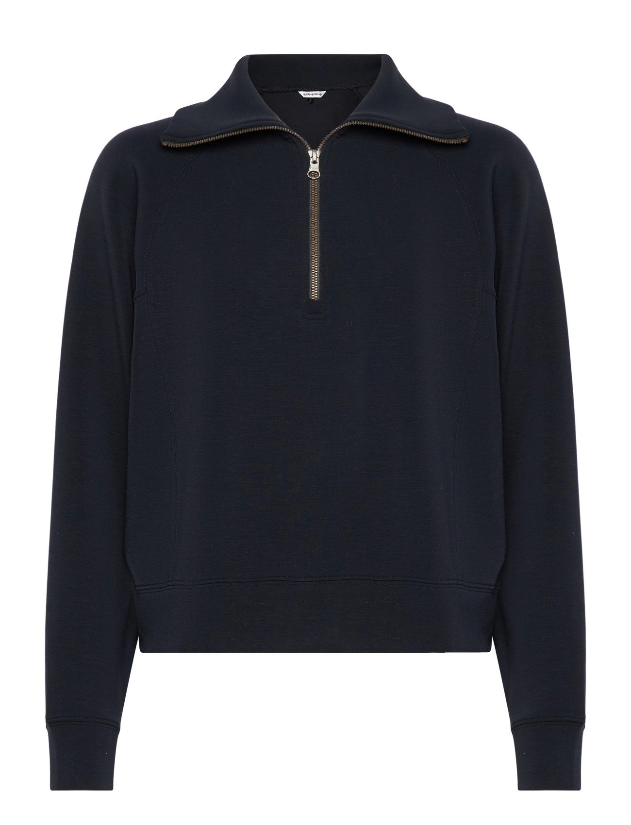 Björn Borg Studio Soft Halfzip Sweatshirt, S, Black, Sport Sweatshirts & Hoodies > Sport Sweatshirts, Dame