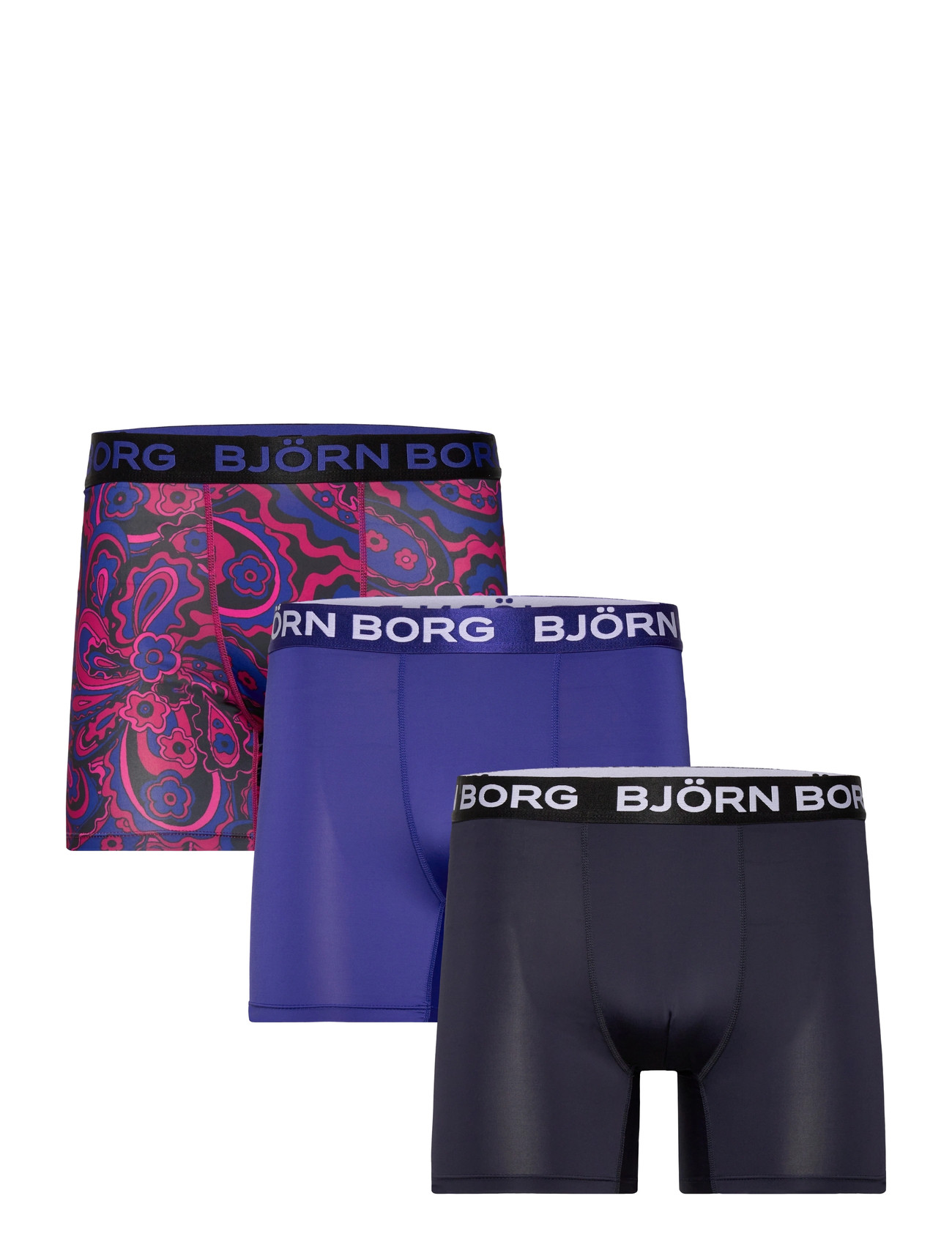 BJÖRN BORG Sport Microfiber Boxer 3P Patterned - XXL - Herren