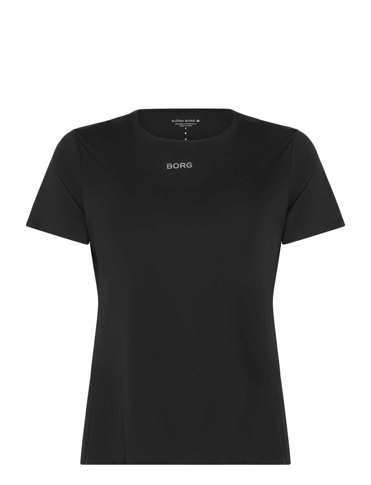 Björn Borg Borg Performance Feather T-Shirt, XS, Black, Sports Overdele & T-shirts > Sport T-shirts, Dame