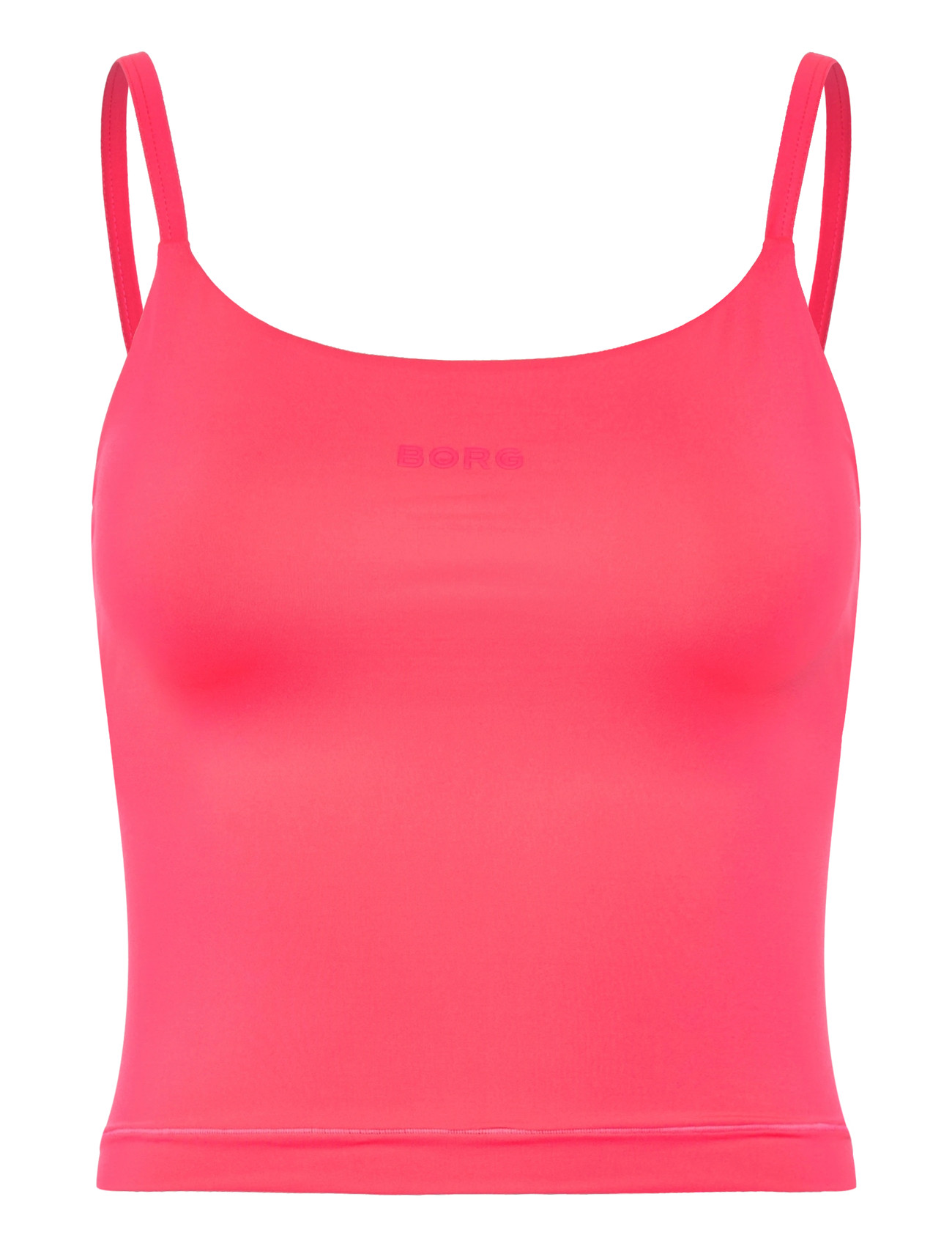 Björn Borg Studio Soft Cropped Tank Top, XL, Pink, Sport Crop Overdele > Sport Sleeveless Crop Overdele, Dame