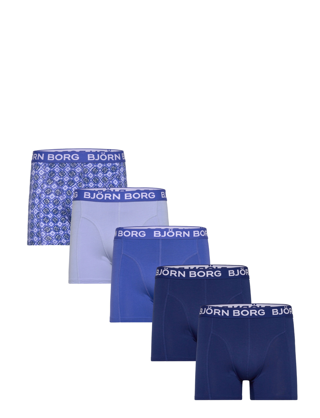 Björn Borg Cotton Stretch Boxer 5P, XL, Navy, Undertøj > Boksere, Herre