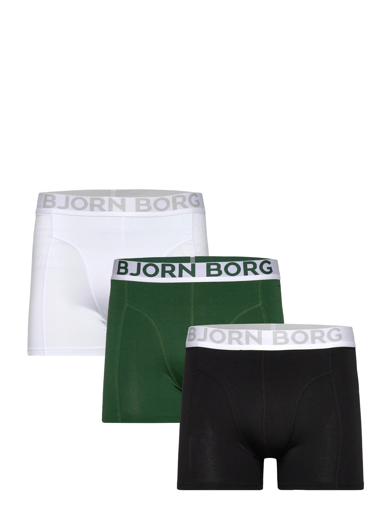 Björn Borg Organic Cotton Stretch Boxer 3P, XXL, Multi/patterned, Undertøj > Boksere, Herre