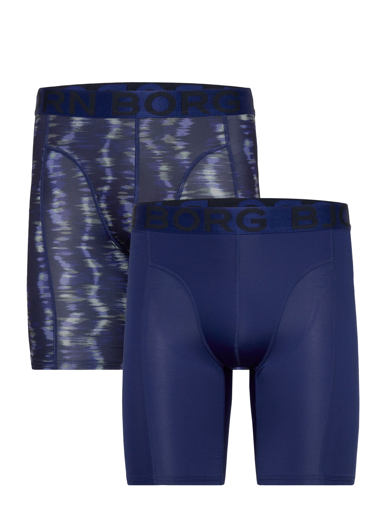 Björn Borg Sports Lightweight Long Leg Boxer 2P, XL, Navy, Sport Underwear > Sport Boxers, Herre