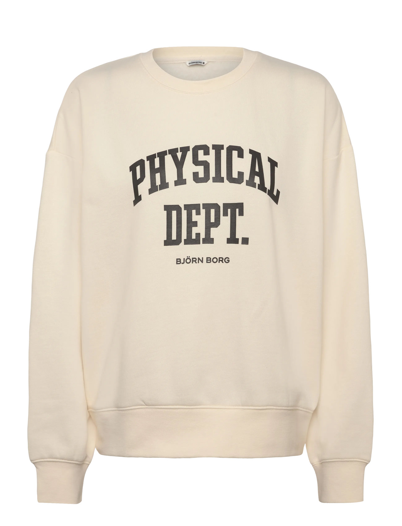 BJÖRN BORG Borg Boyfriend Sweatshirt Cream - L - Damen
